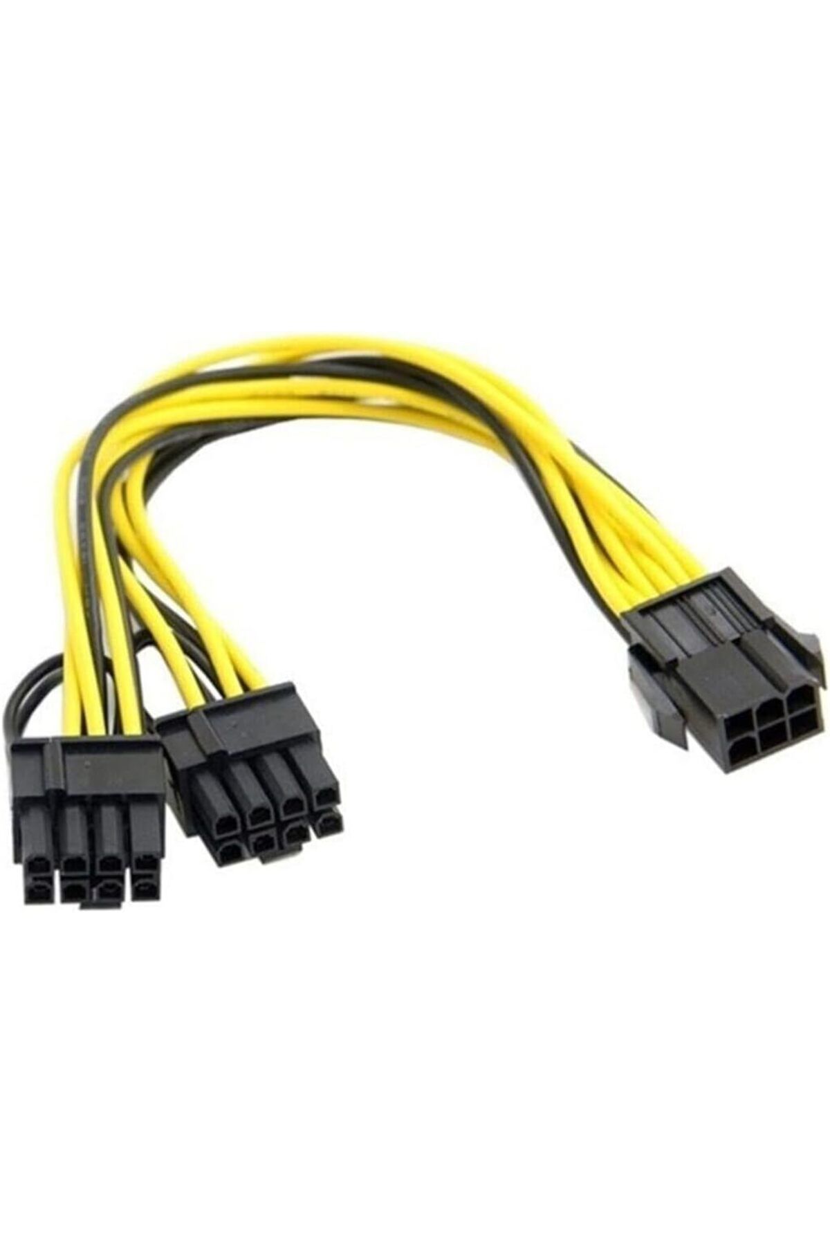 DERİK Pci e 8 Pin (6+2) 2X Pci-e Ekran Kartı Power Çoklayıcı Kablosu 4302