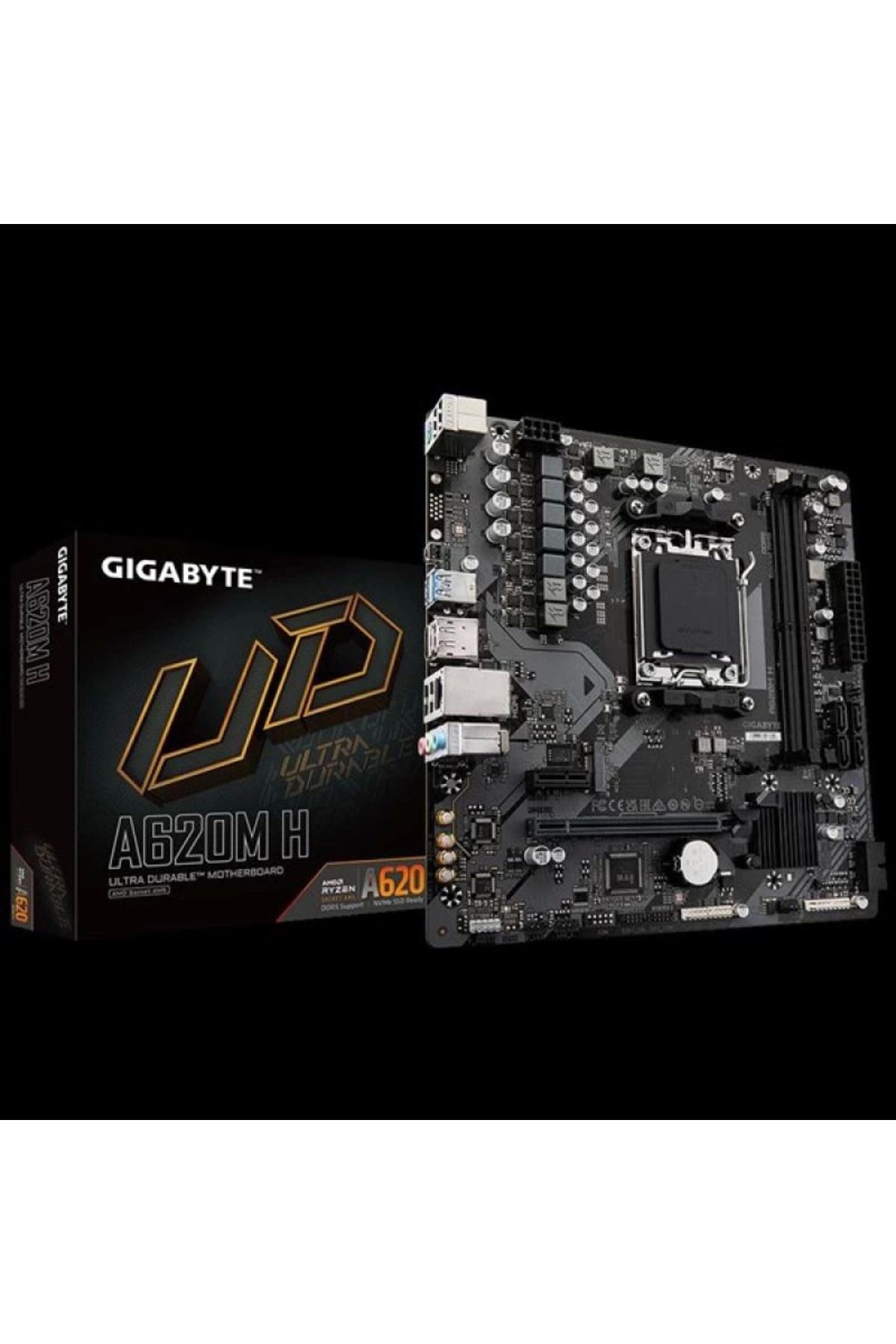 ÖYKÜ VE YİĞİT GIGABYTE A620M-H DDR5 HDMI PCIe 16X v4.0 AM5 mATX