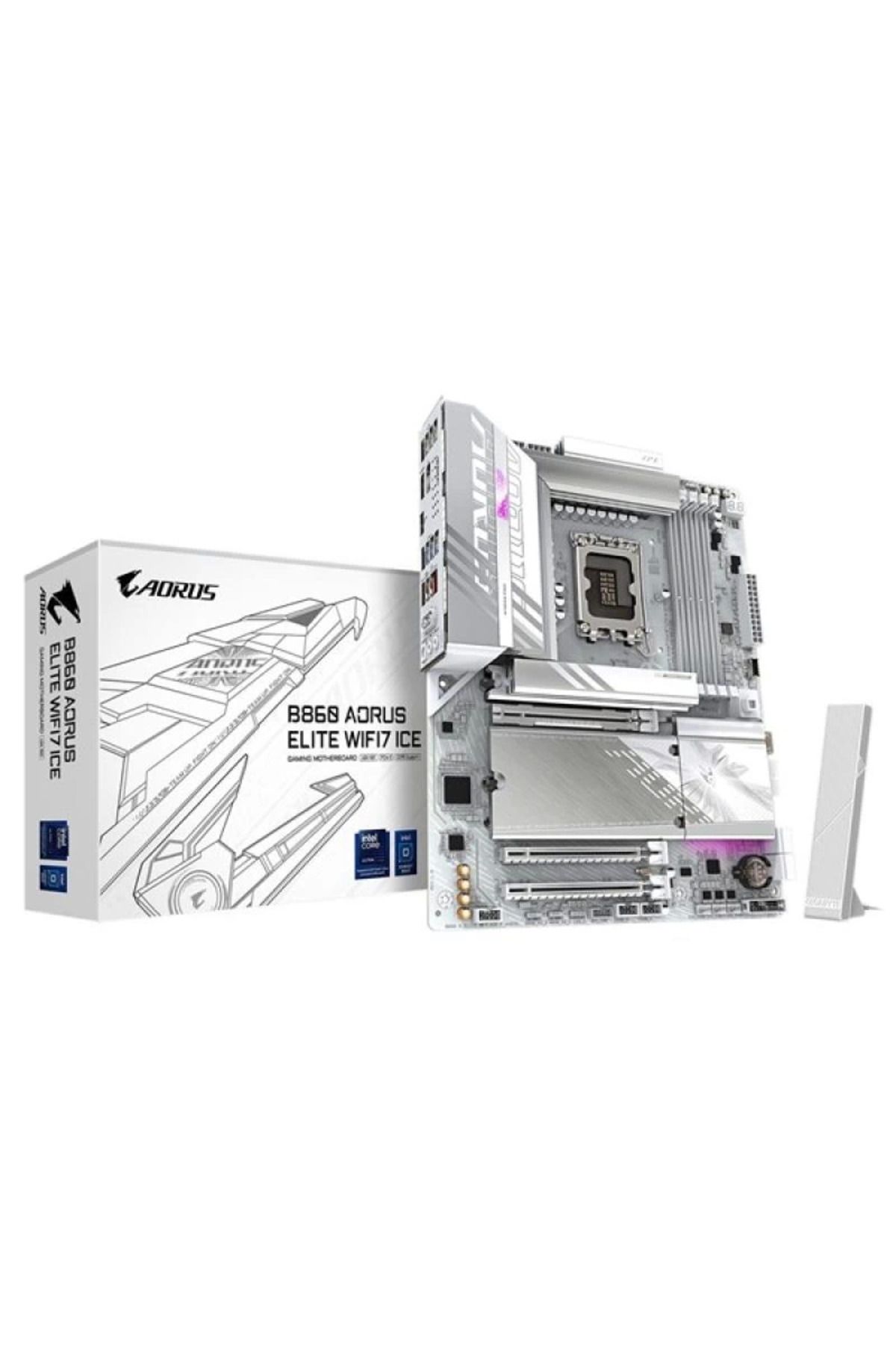 ÖYKÜ VE YİĞİT GIGABYTE B860 AORUS ELITE WIFI7 ICE DDR5 HDMI-DP TYPEC PCIE 5.0 1851P ATX