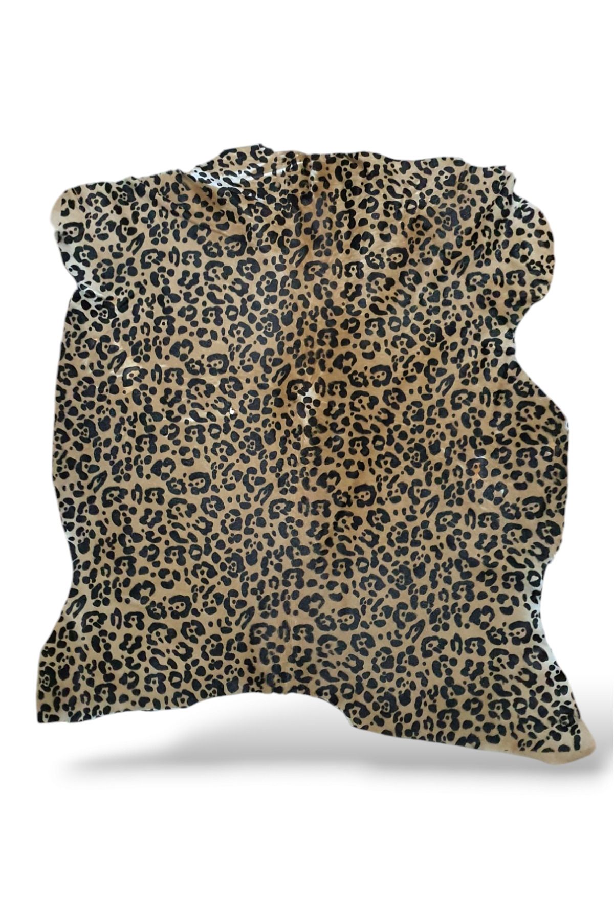 Ottoman Pouffe Art Deco Eskitme Stil Hakiki Gerçek Dana Deri Post