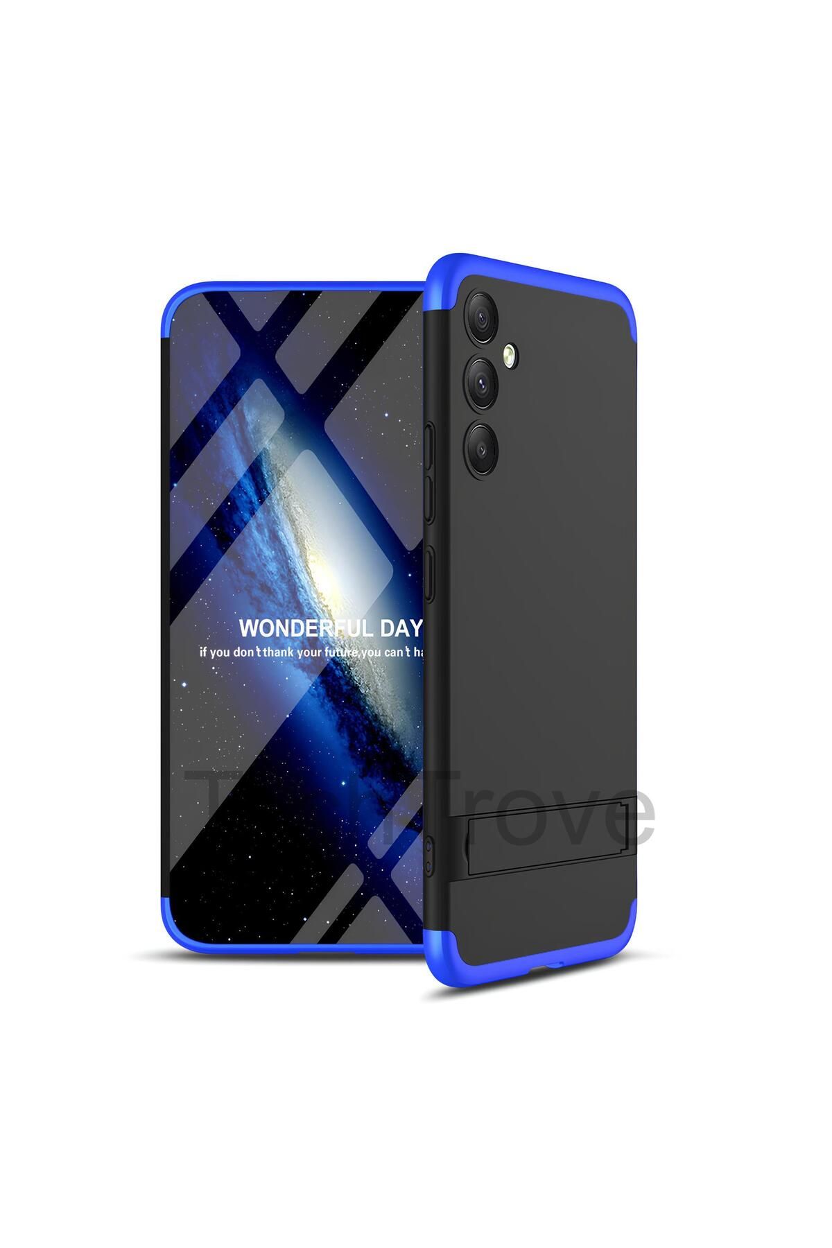 TechTrove Galaxy A54 Kılıf Kamera Korumalı Dikey Standlı Ays Kapak