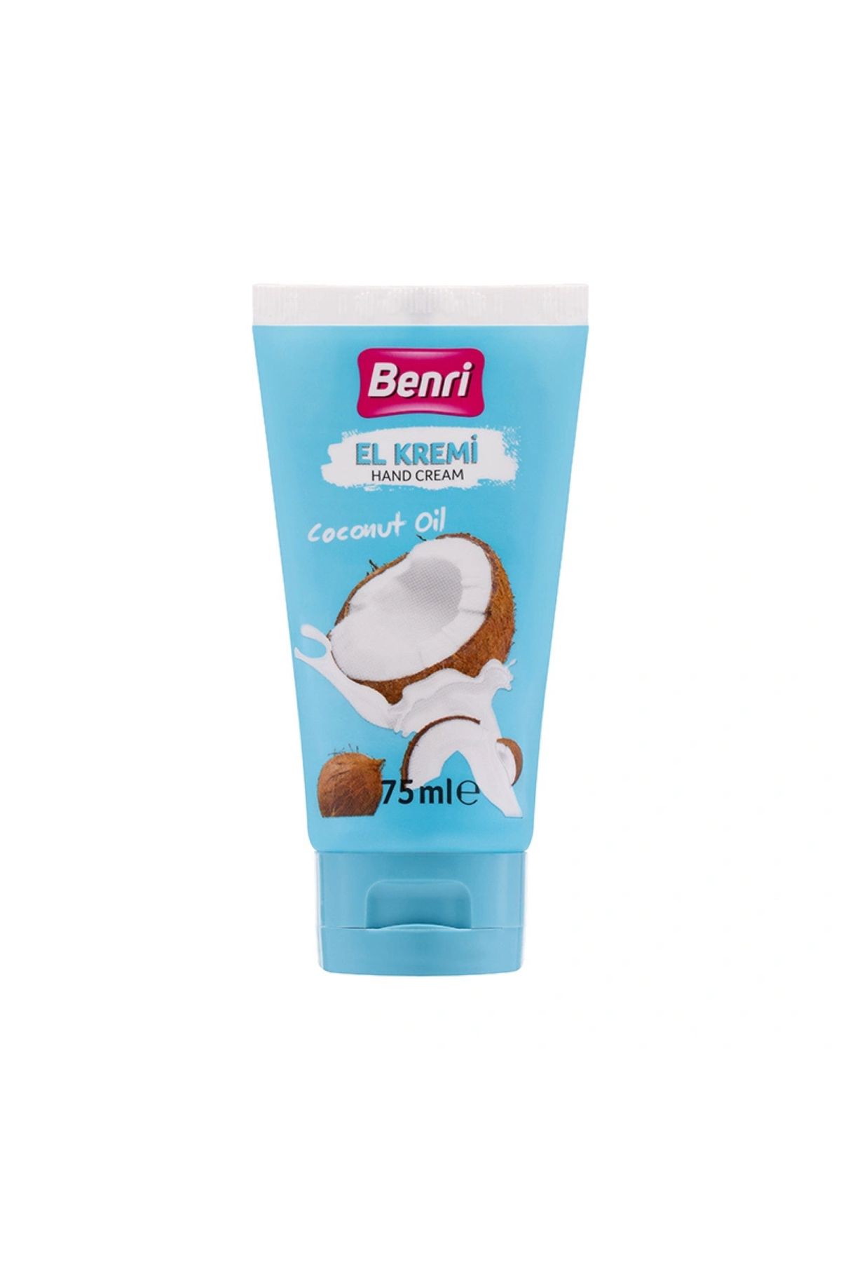 Benri Coconut Oil El Kremi Tüp 75ml - Hindistan Cevizi Kokulu