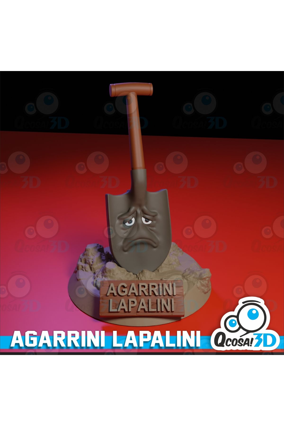 Giftbox3d TUNG TUNG SAHUR - AGARRINI LAPALINI - 20CM