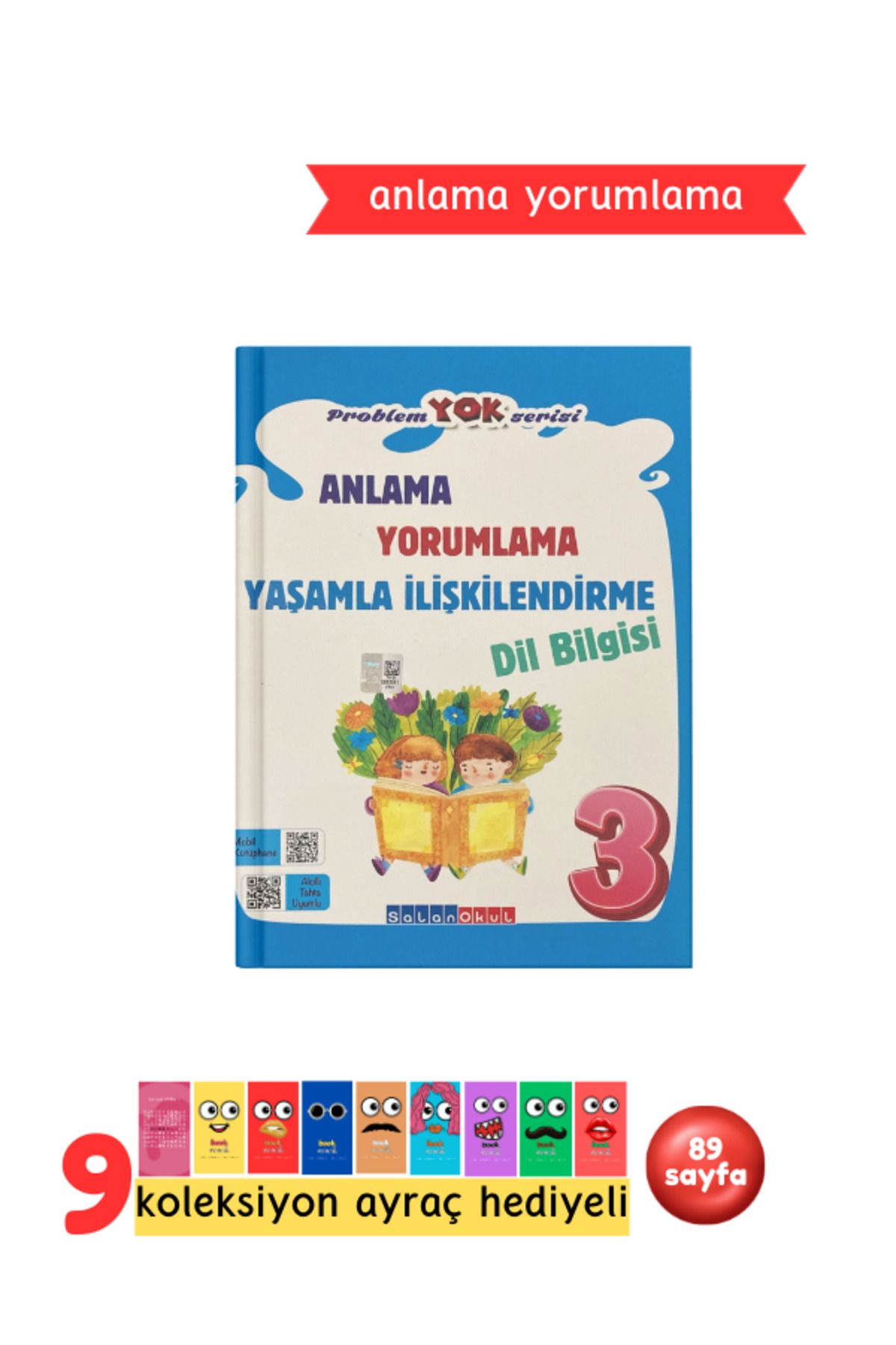 Pembe Yayınevi Salan Yayınları 3.Sınıf Problem Yok Serisi Dil Bilgisi Soru Bankası