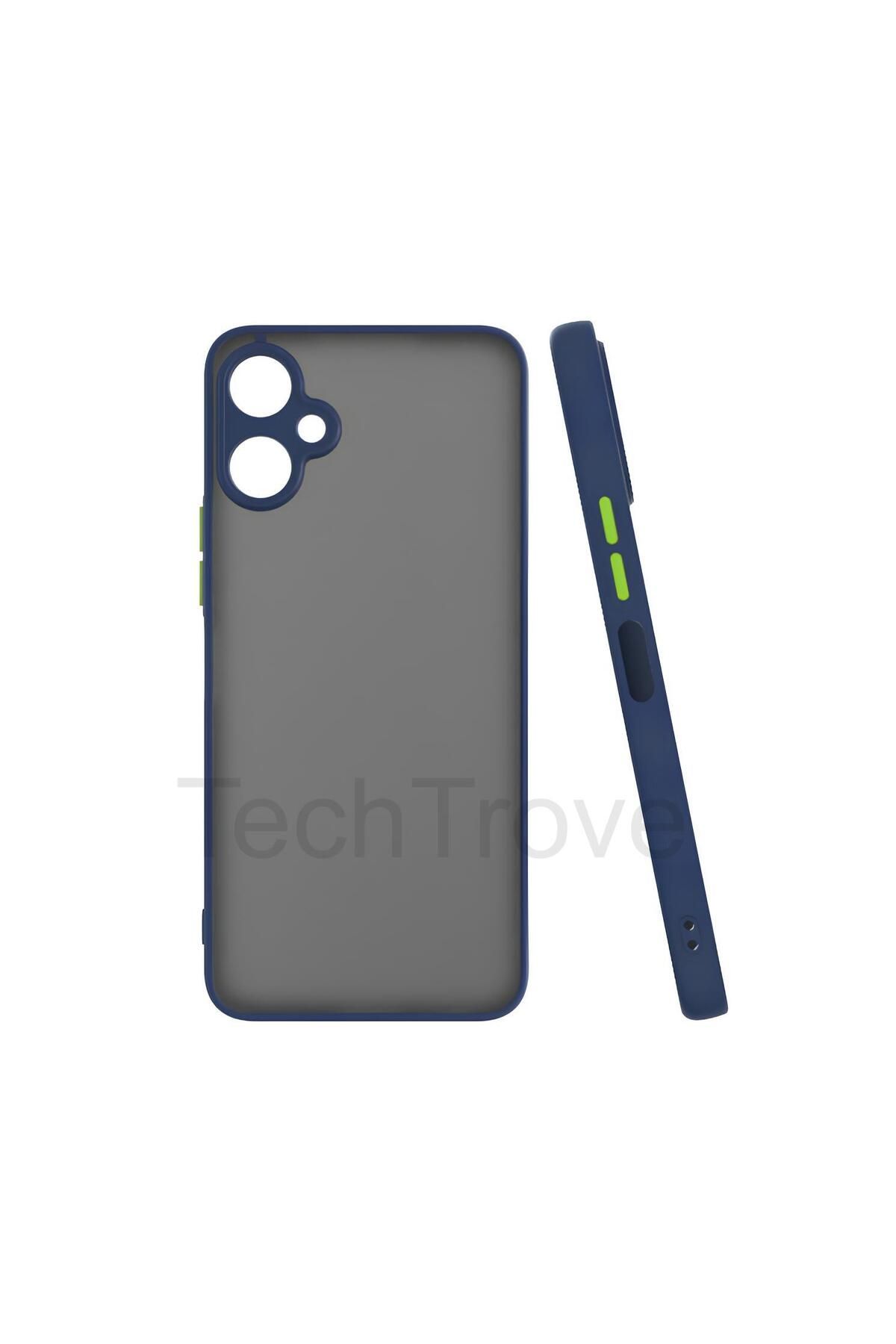 TechTrove Tecno Spark 9T Kılıf Buzlu Tasarım Kenarları Yumuşak Kamera Koruma Çıkıntılı Kapak