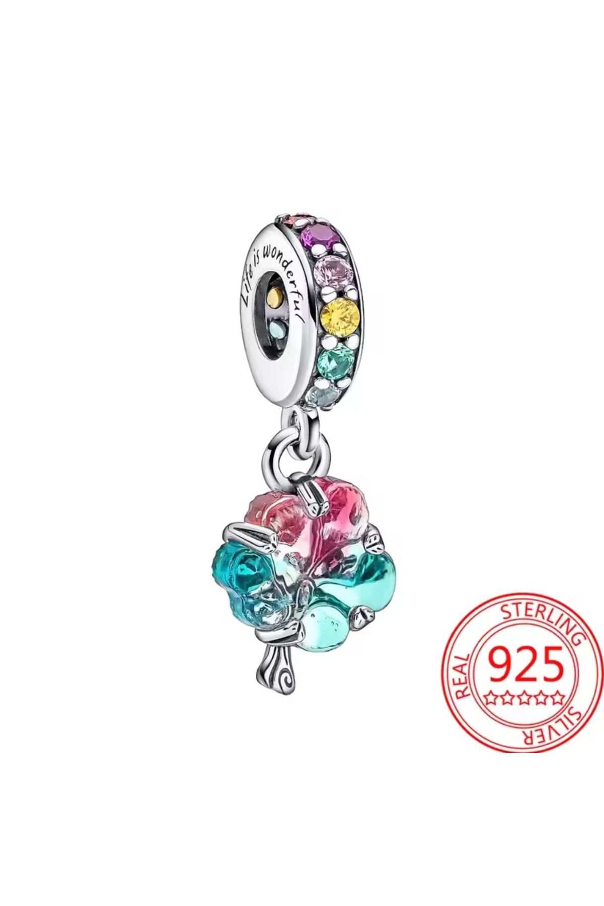 Hector&Co. Jewellery Gümüş Renkli Birliktelik Ağacı Charm