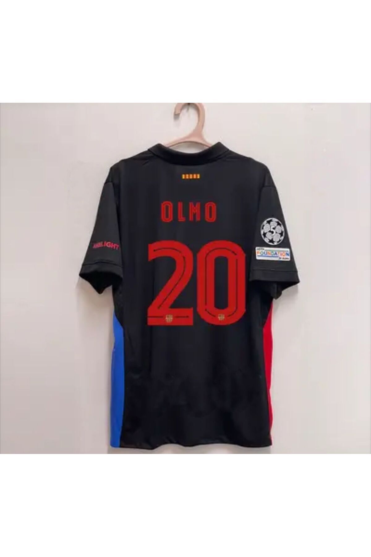 FRAGOLA F.c B.a.r.c.e.l.o.n.a 2024/25 Yeni Sezon Dani Olmo Deplasman Forması (BLACK)