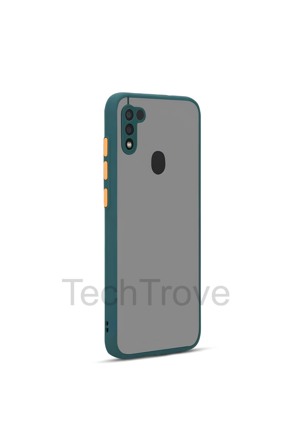 TechTrove Samsung Galaxy A11 Kılıf Buzlu Tasarım Kenarları Yumuşak Kamera Koruma Çıkıntılı Kapak