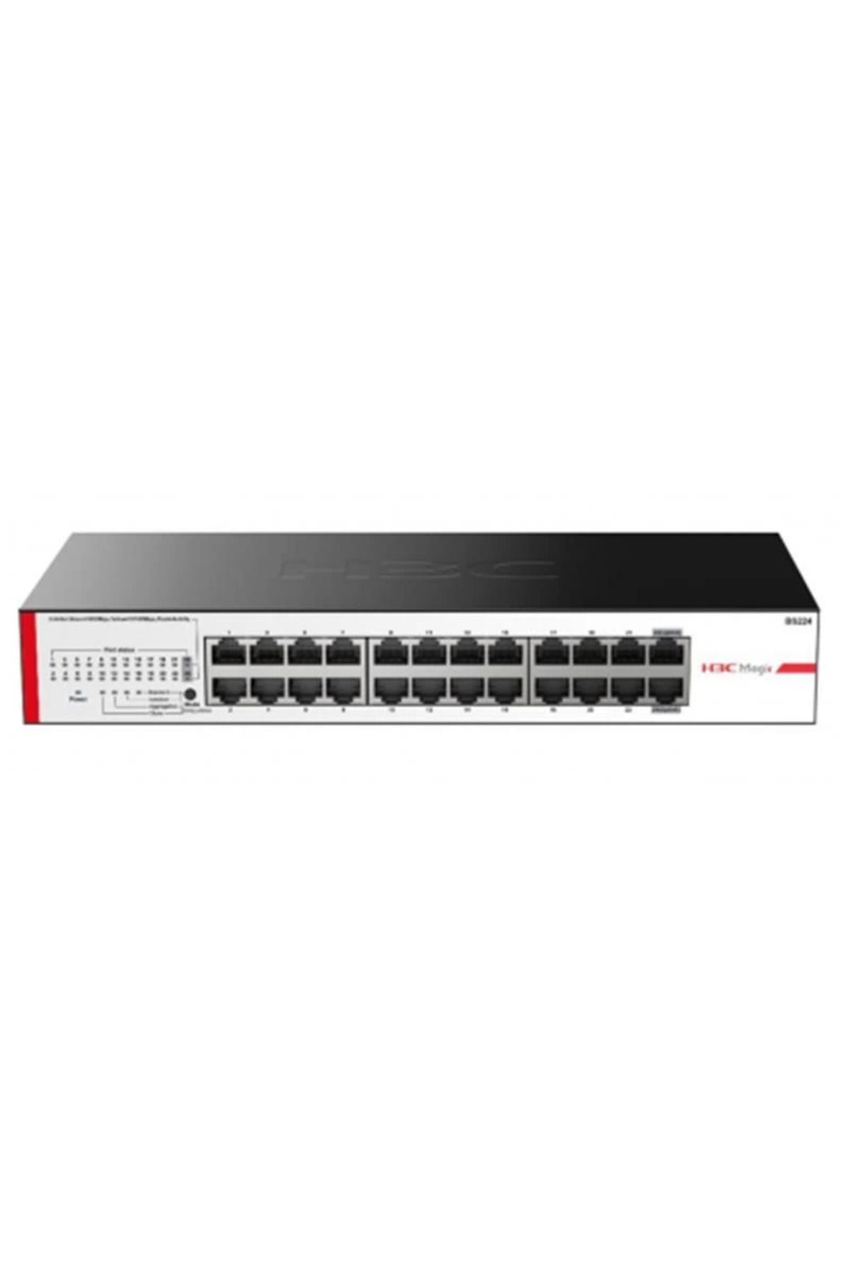 ÇAVDAR MAGIC BS224 24 PORT GIGABIT METAL KASA RACKMOUNT SWITCH