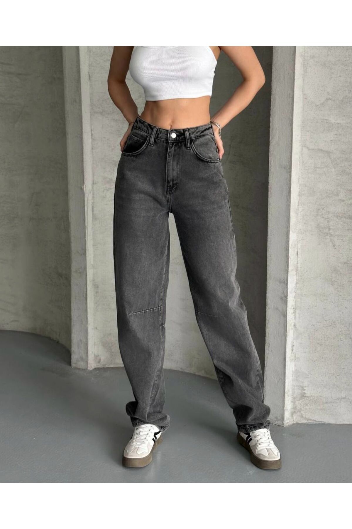 G&G WARDROBE Yüksek Bel Geniş Paça Jean