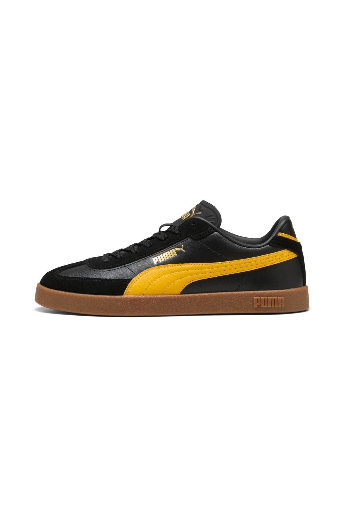Puma Club II Era 397447 21 Siyah- Sarı Günlük Spor Ayakkabı