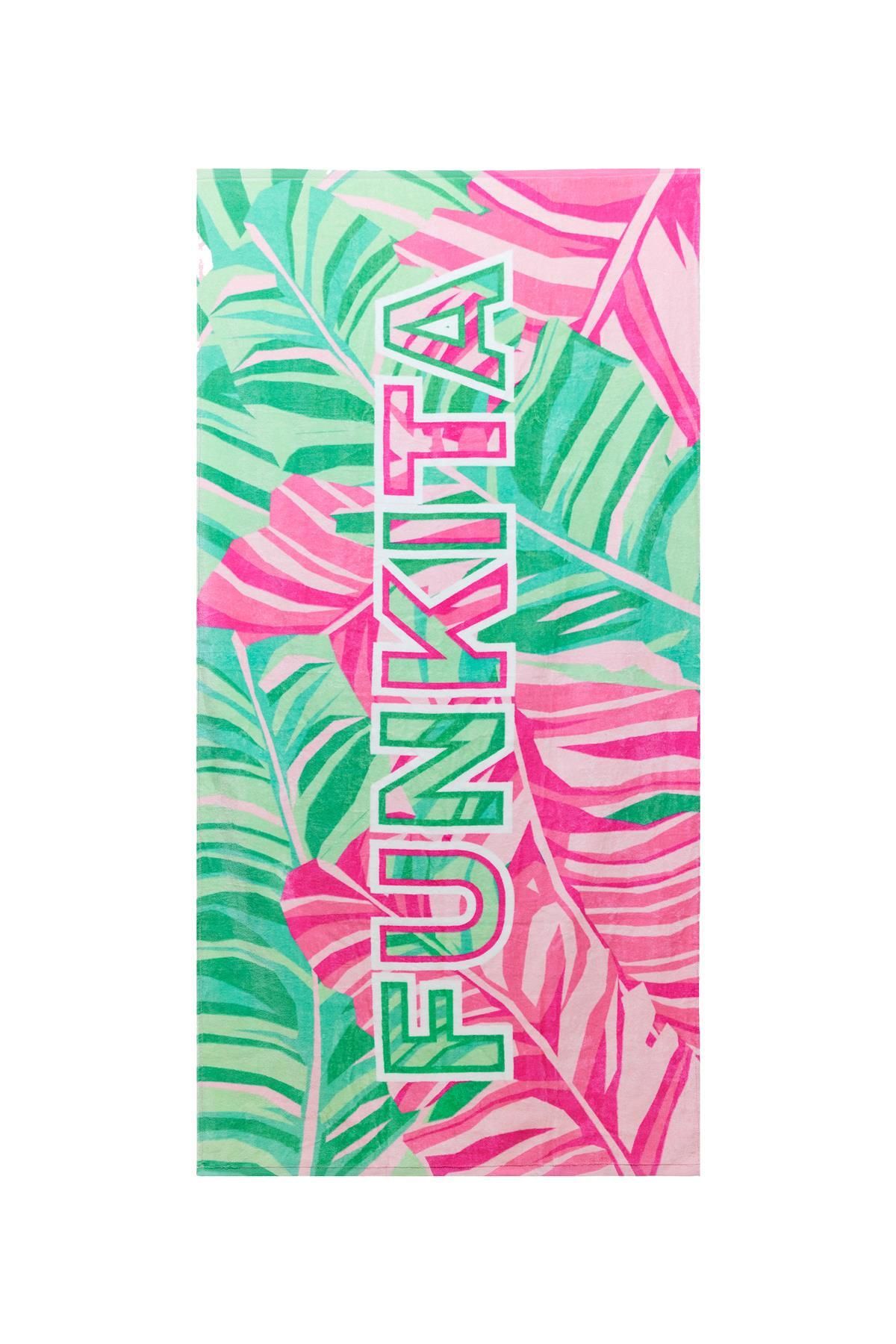 FUNKİTA Funkita Tropic Palm %100 Pamuk Spor ve Yüzme Havlusu