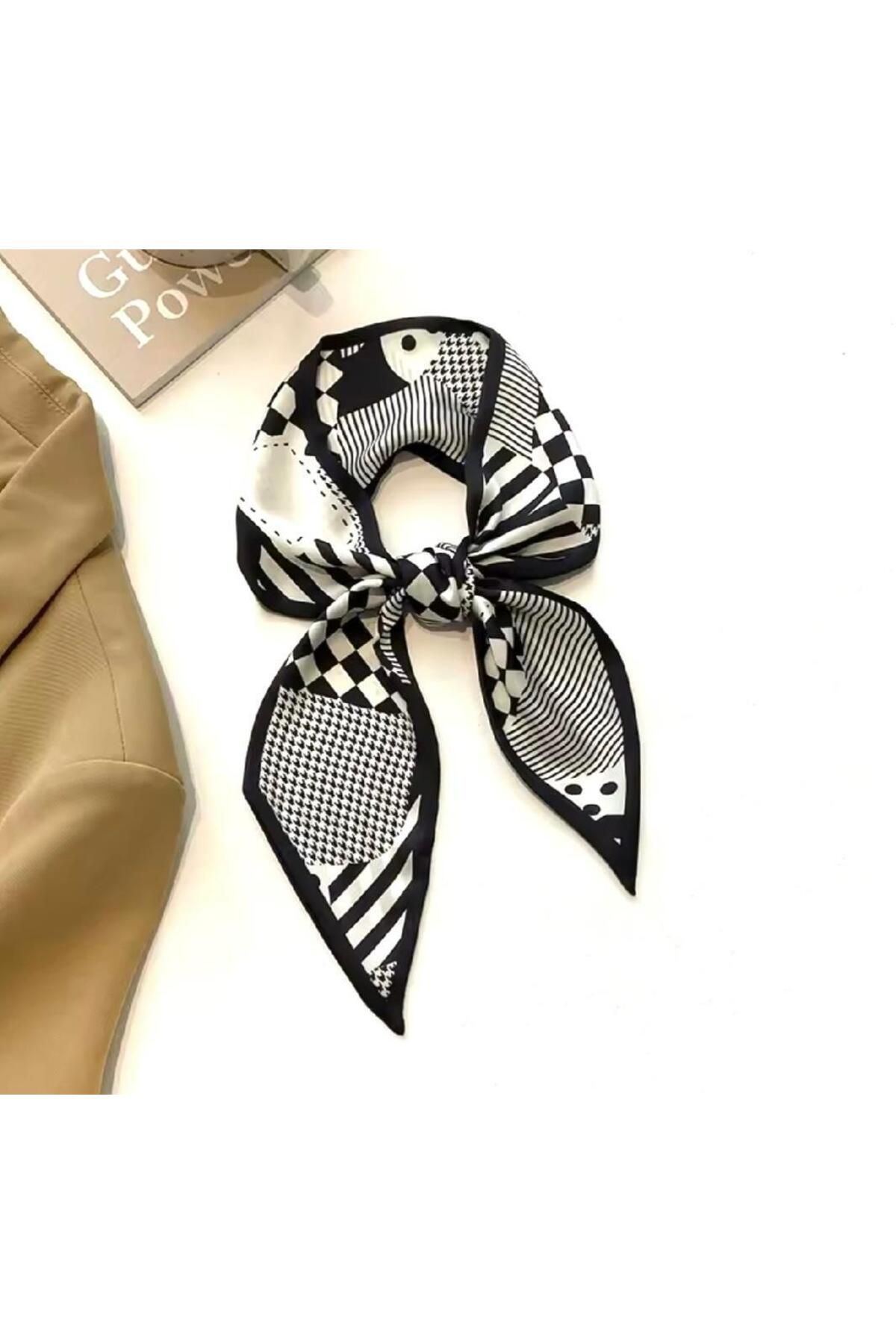 Venus Design Renkli Desenli Fular