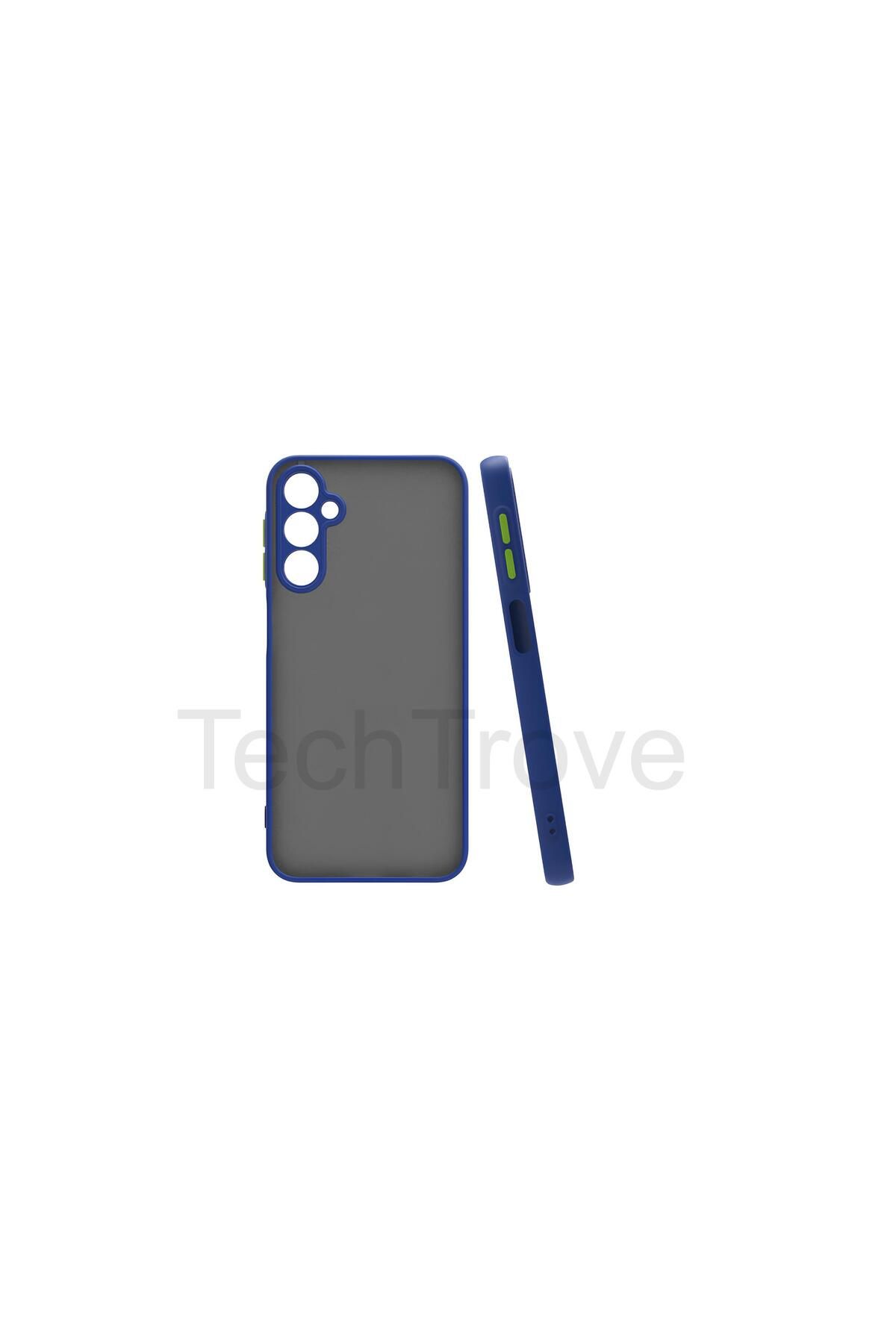 TechTrove Samsung Galaxy A15 Kılıf Buzlu Tasarım Kenarları Yumuşak Kamera Koruma Çıkıntılı Kapak