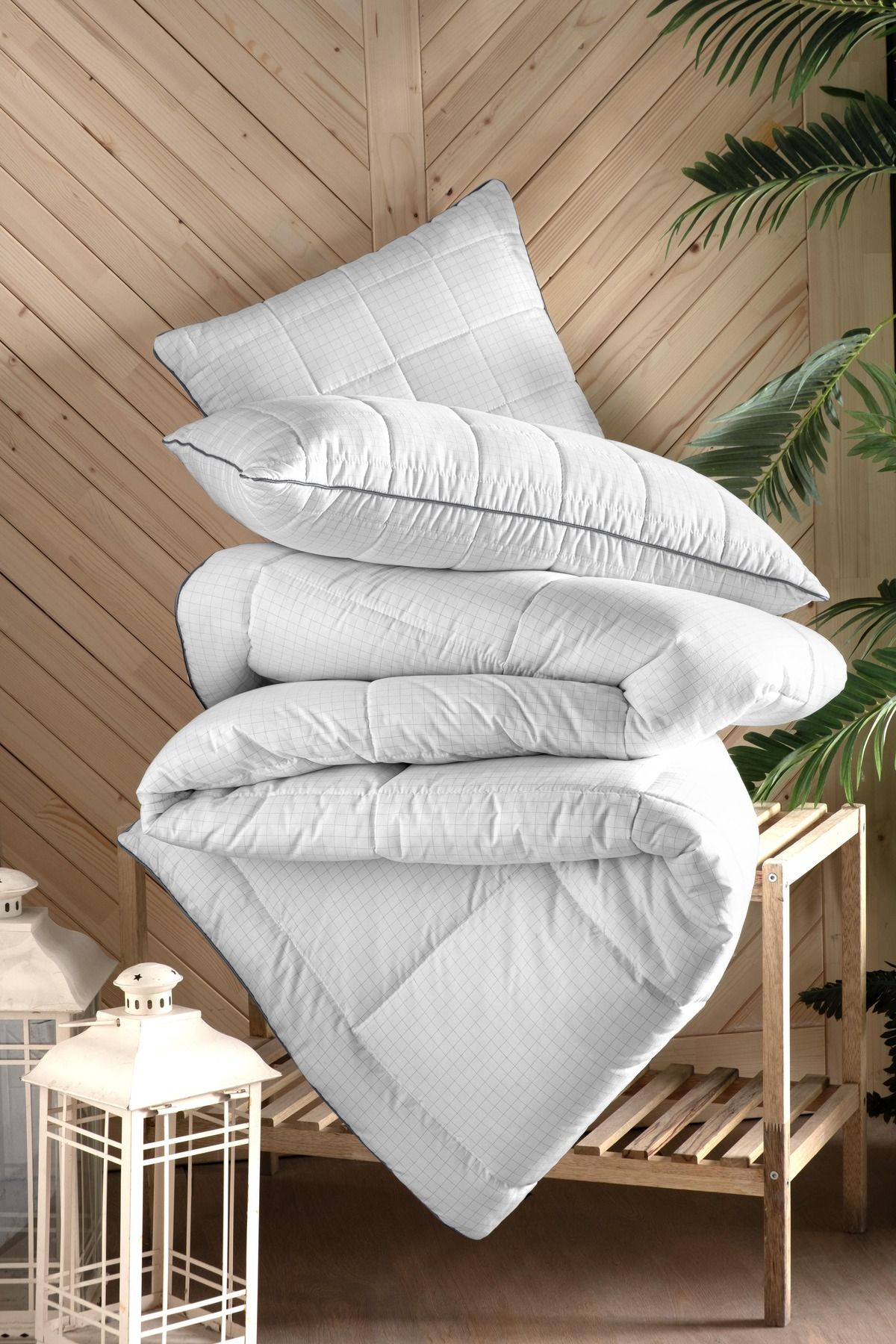 White Life Textile Tek Kişilik Antistress %100 Doğal Yorgan | Özel Çantalı Antistress Yorgan
