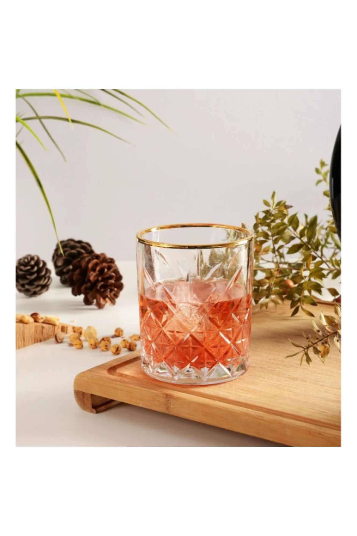 BulutRetail 6'lı Kristal Meşrubat Bardağı Seti – 300 ML