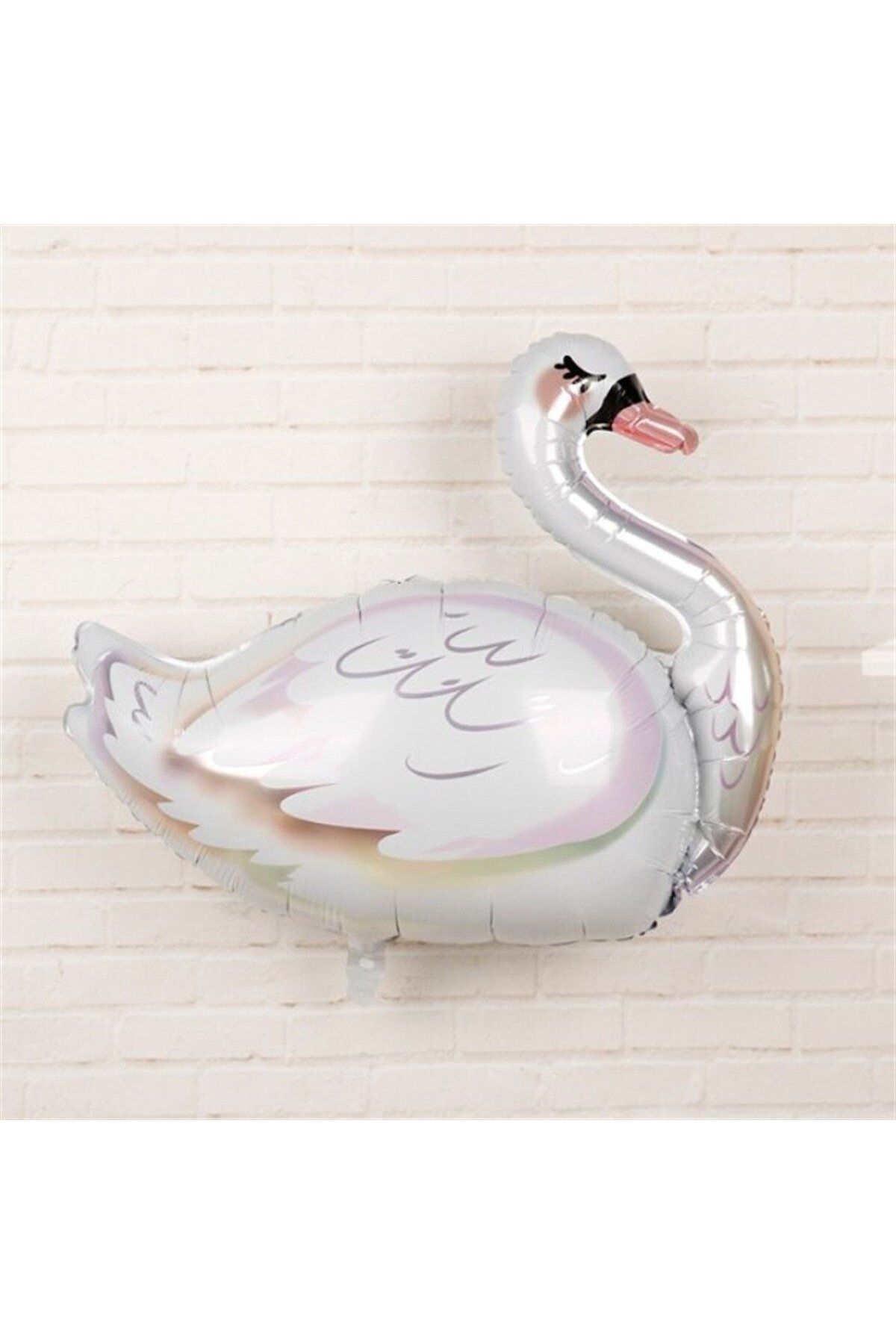 İzmir Balon Studio Kuğu Şeklinde Folyo Balon 86cm