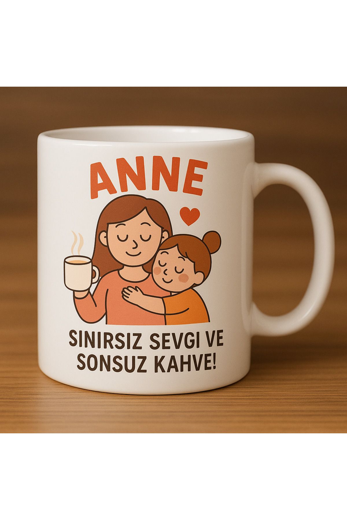 Fon Tasarım Anneler Günününe Özel Tasarımlı Kupa Bardak