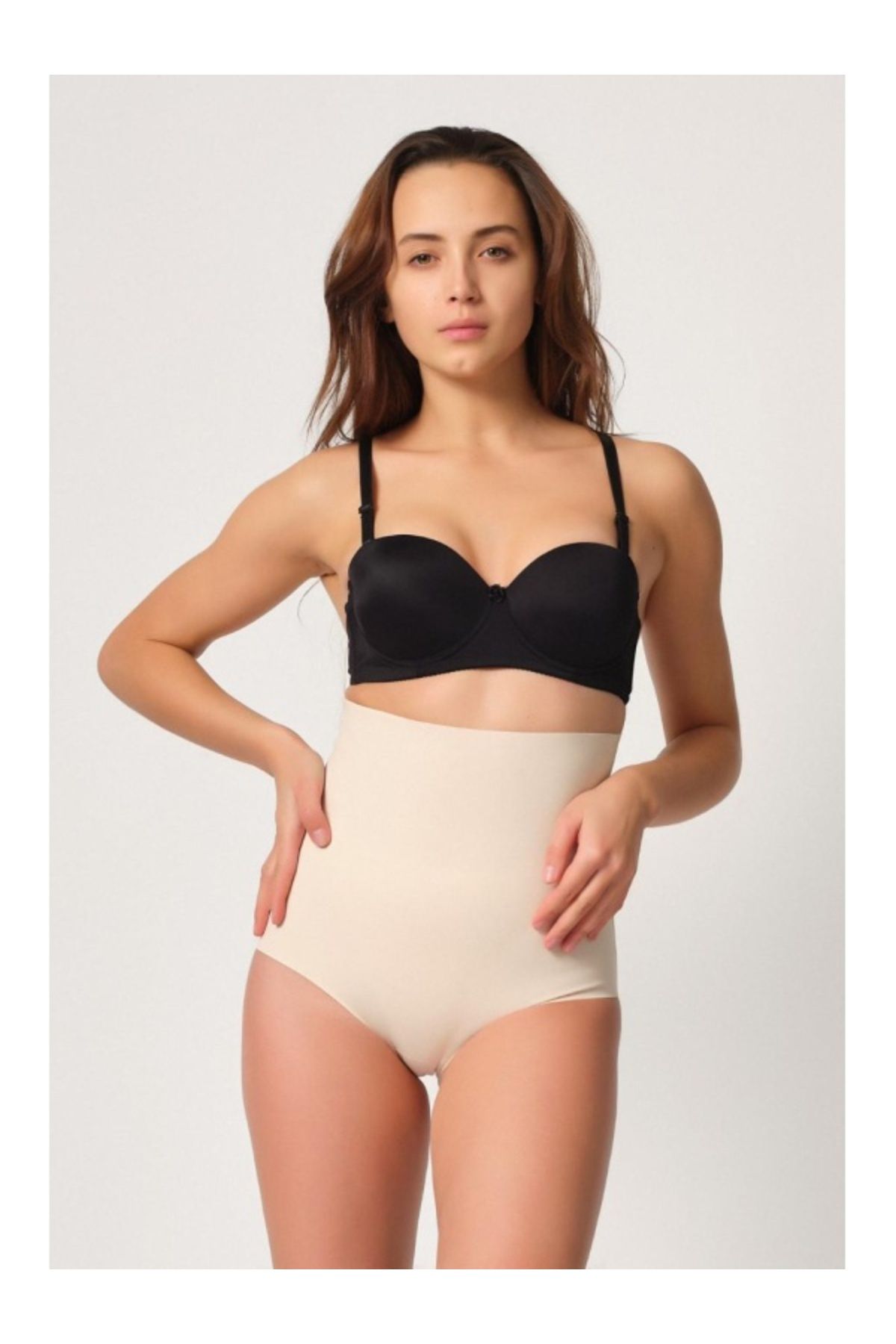 kapsulavm TEN MI Emay 2708 Lazer Yüksek Bel Kesim Slip Korse