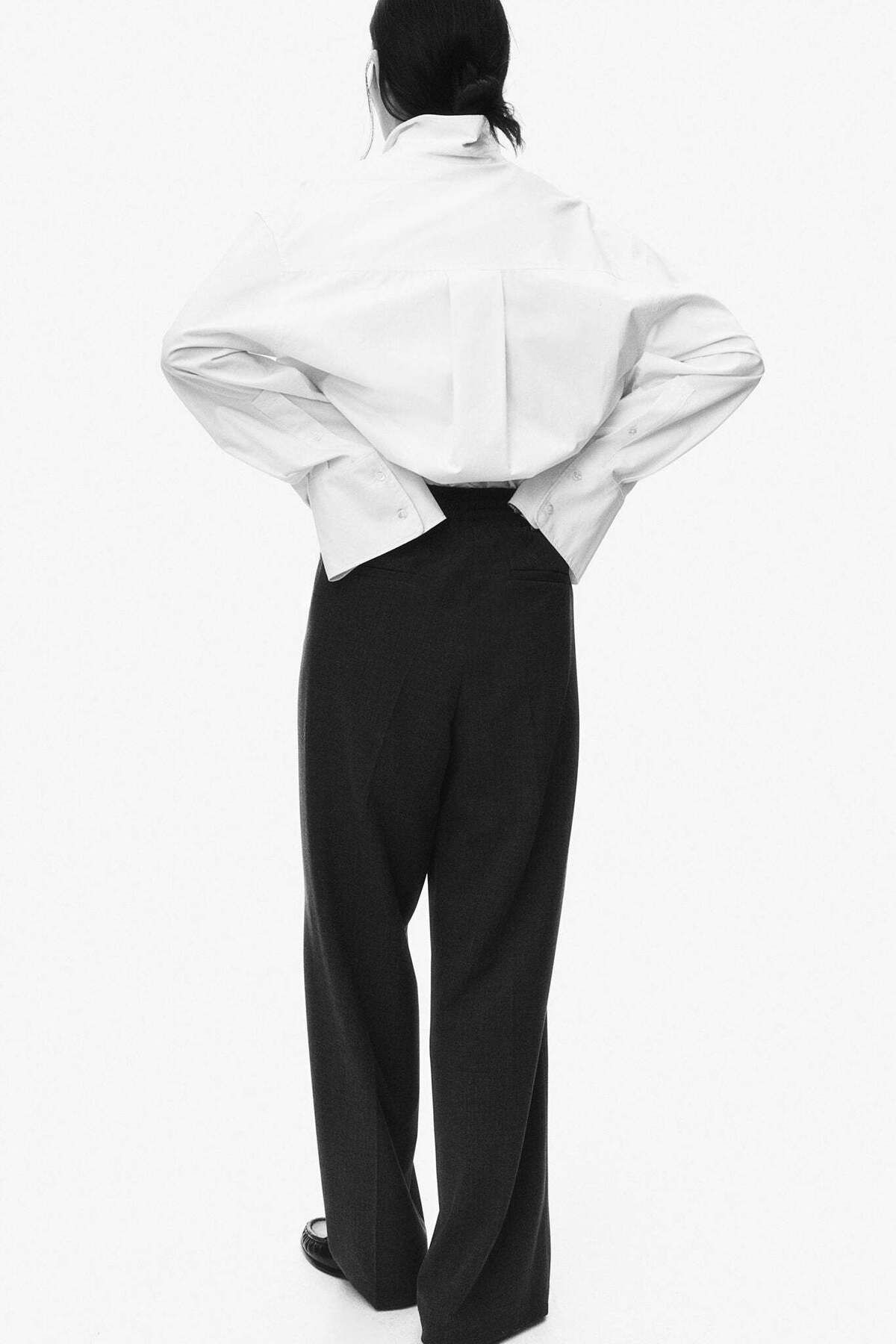 H&M-Tailored drawstring trousers 5