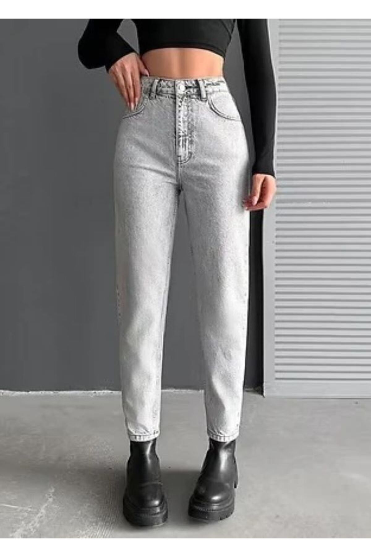 SHİROSA DENİM BOYFRİEND MOM PANTOLON