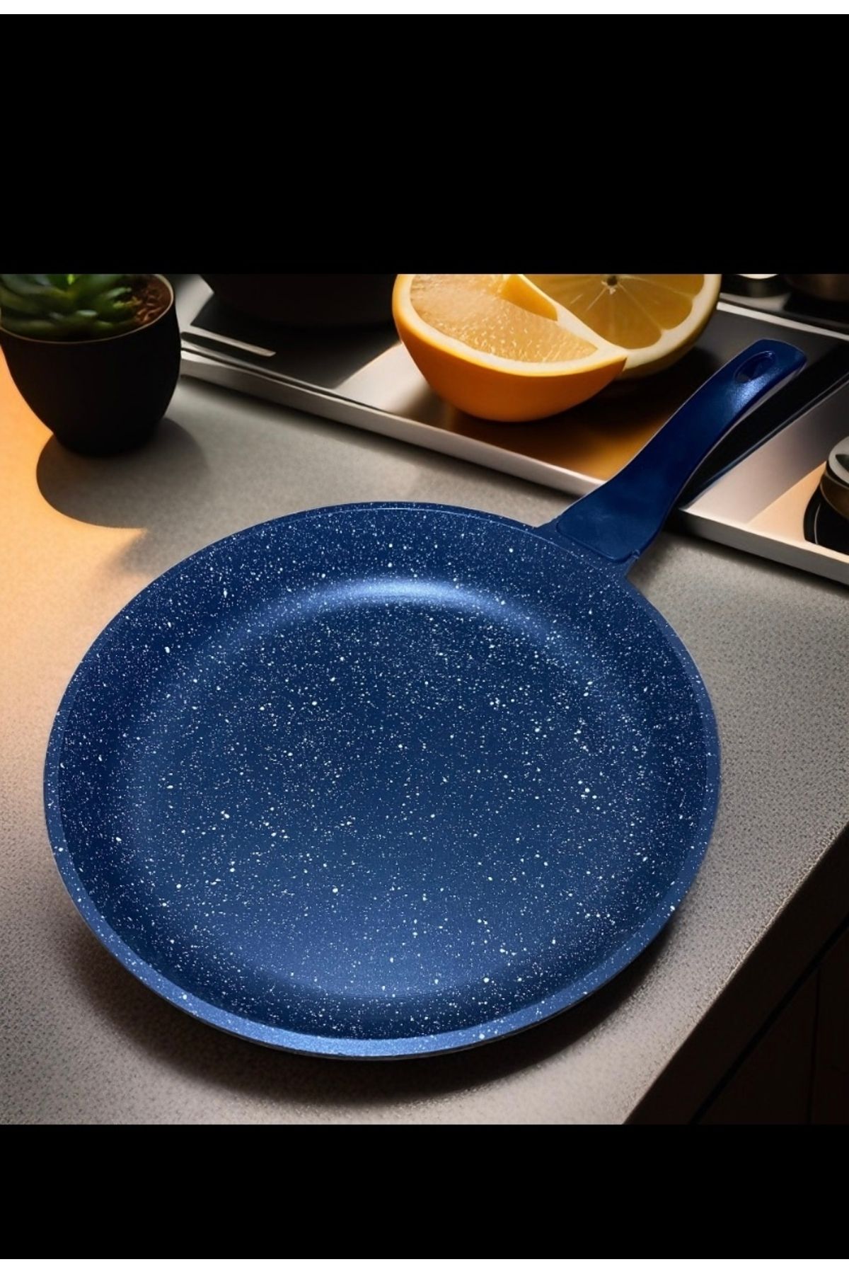 sweet concept Yanmaz Yapışmaz 20cm Tek Parça Granit Döküm Tava
