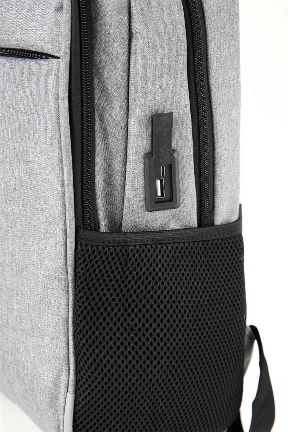ÇÇS-Backpack with USB Port and Laptop Compartment 5