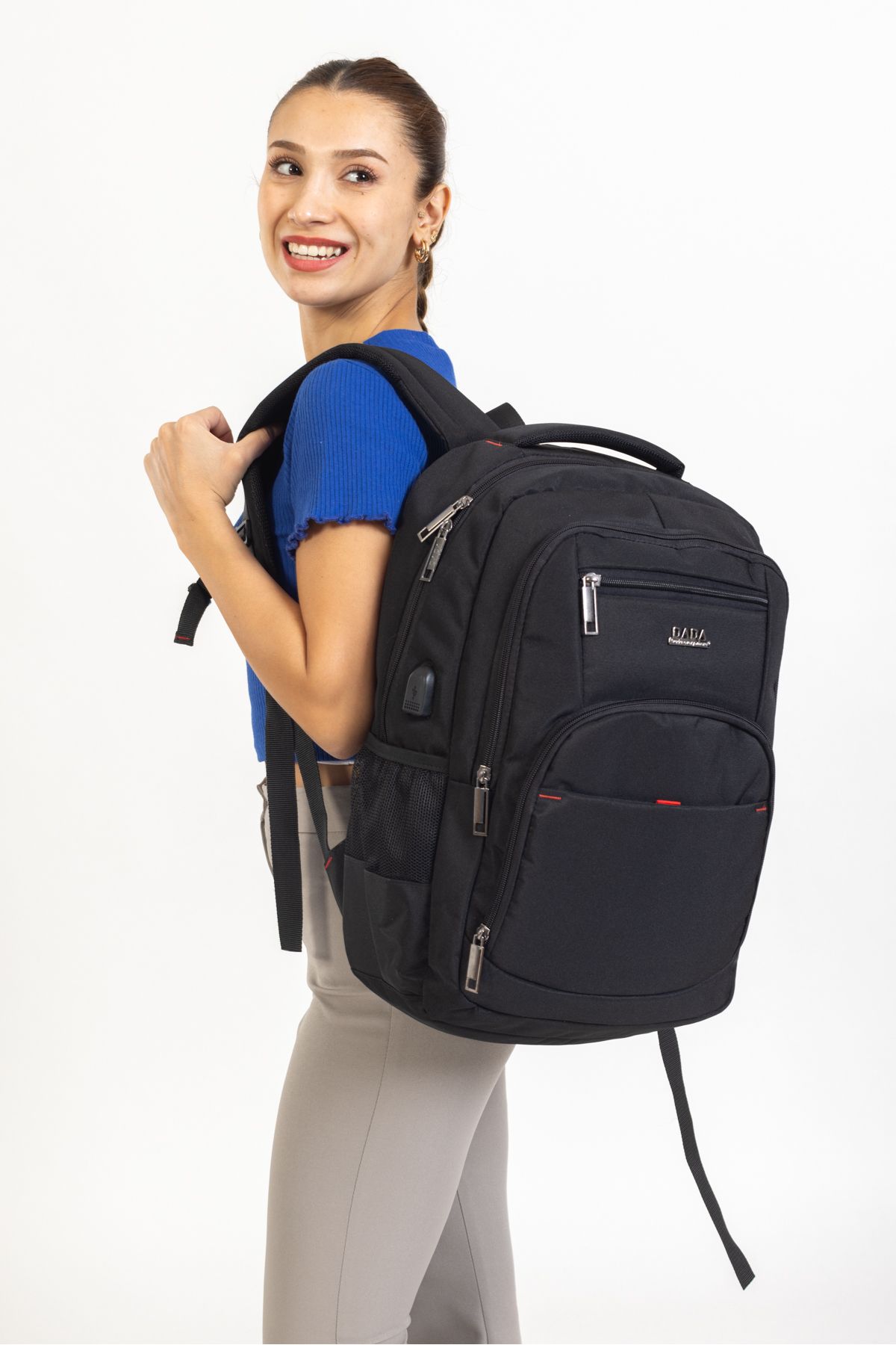 madbag Dada 03 15,6" Laptop & 10,1" Tablet Bölmeli Sırt Çantası Günlük Seyahat Spor Yürüyüş Okul Gezi Kamp