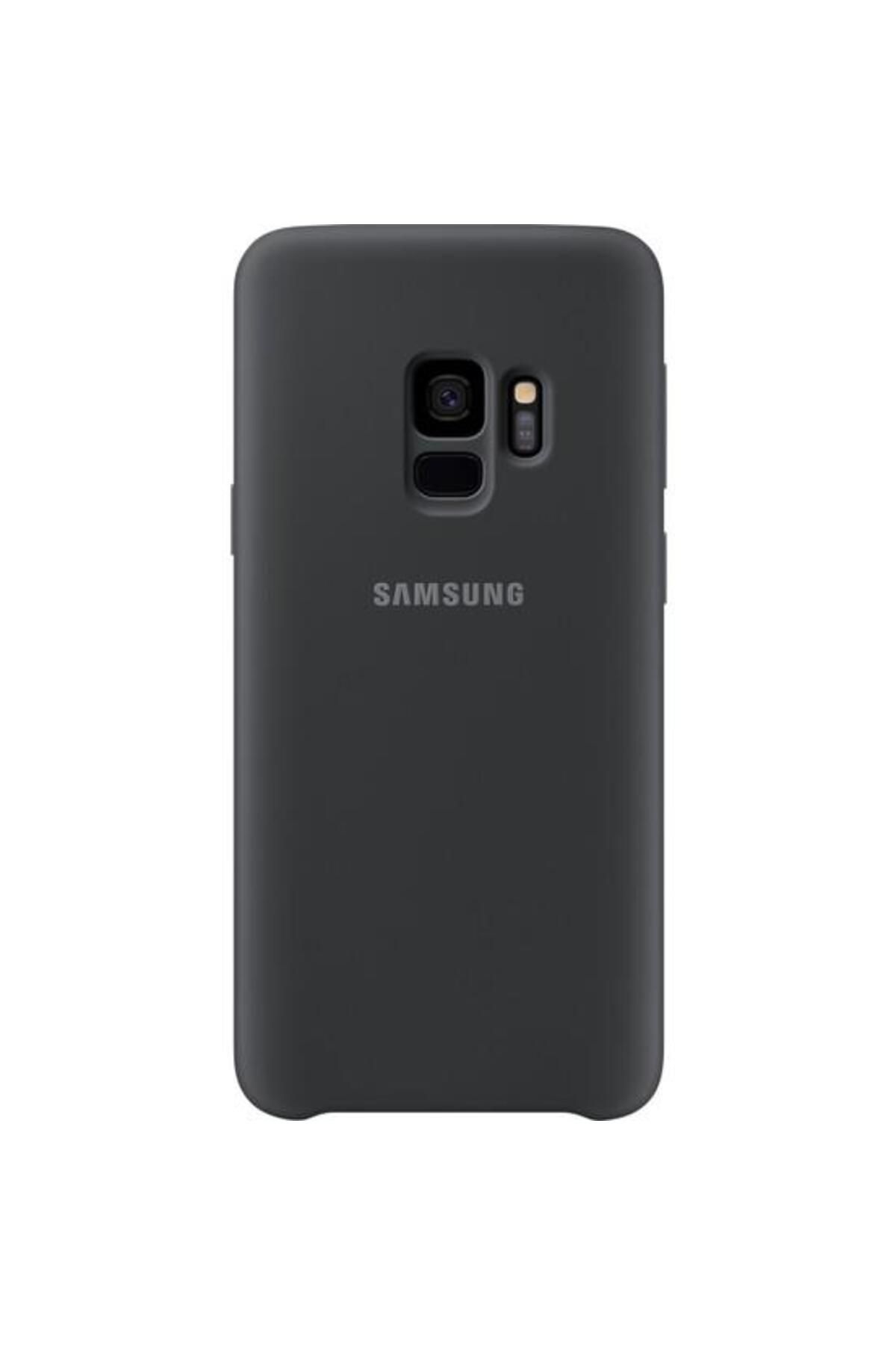 Samsung Galaxy S9 ile Uyumlu Silikon Kılıf Siyah EF-PG960TBEGWW