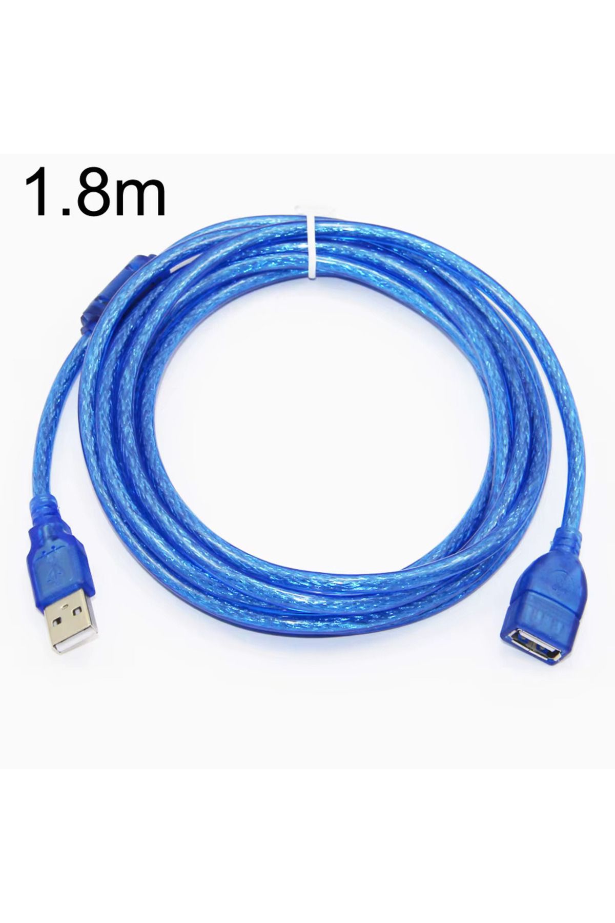 Derwell 1.8 Metre Usb Kablosu Usb Uzatma Veri Kablosu Usb 2.0 Erkek Kadın 1.8m Yüksek Hızlı Usebe Uzatma