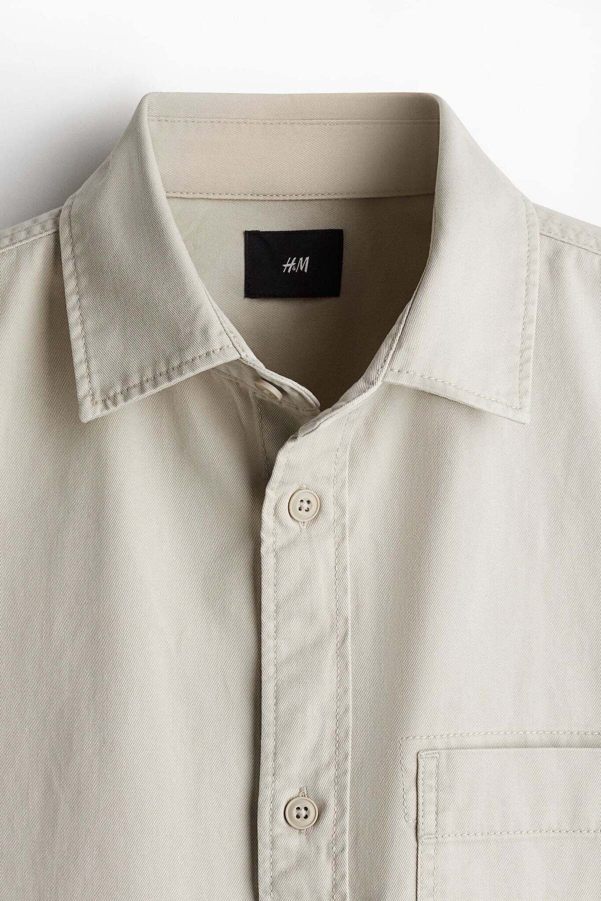 H&M-Regular Fit Twill overshirt 2