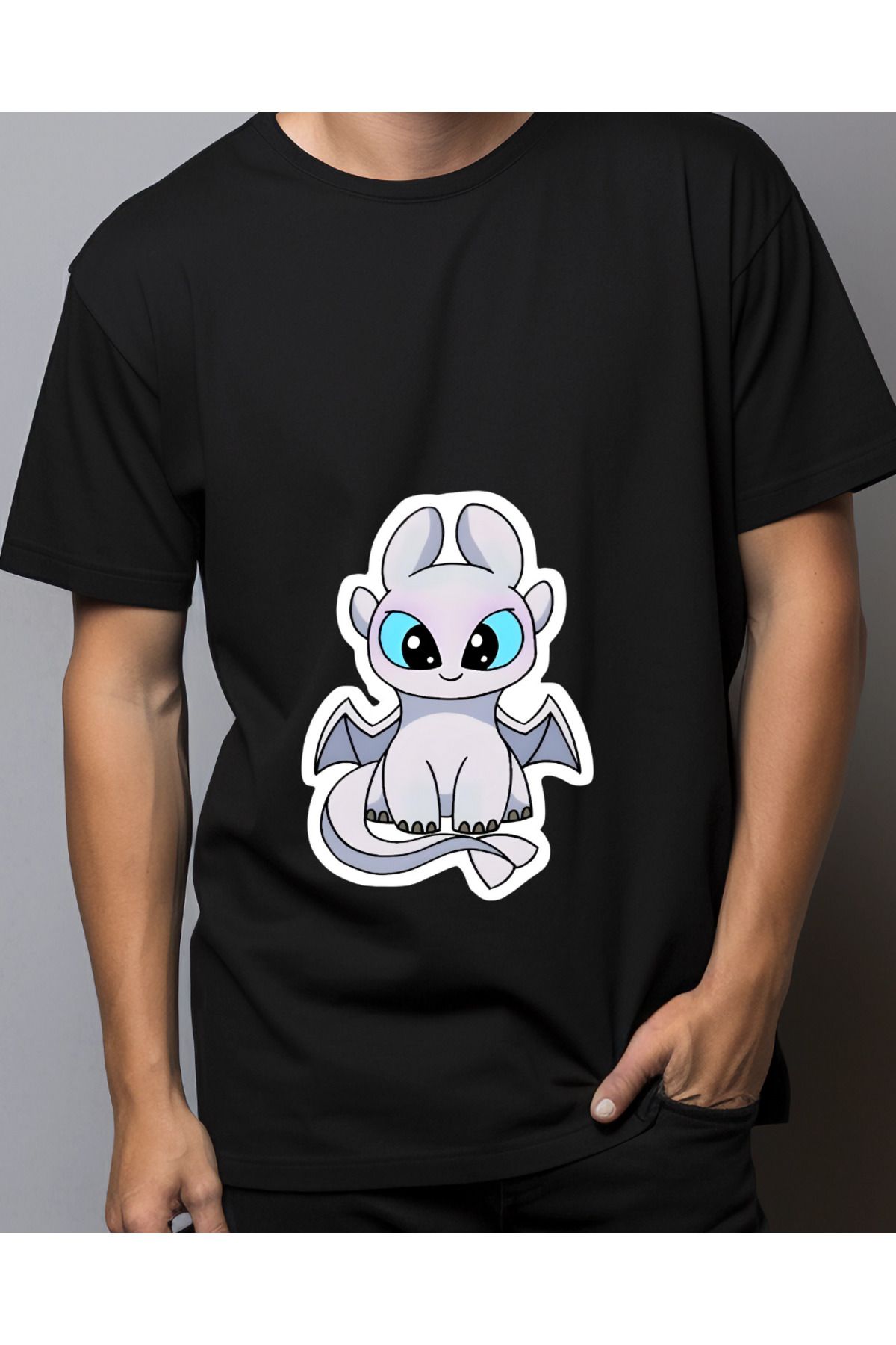 Ebiidesign Işığın Öfkesi Tasarımlı Baskılı T-Shirt
