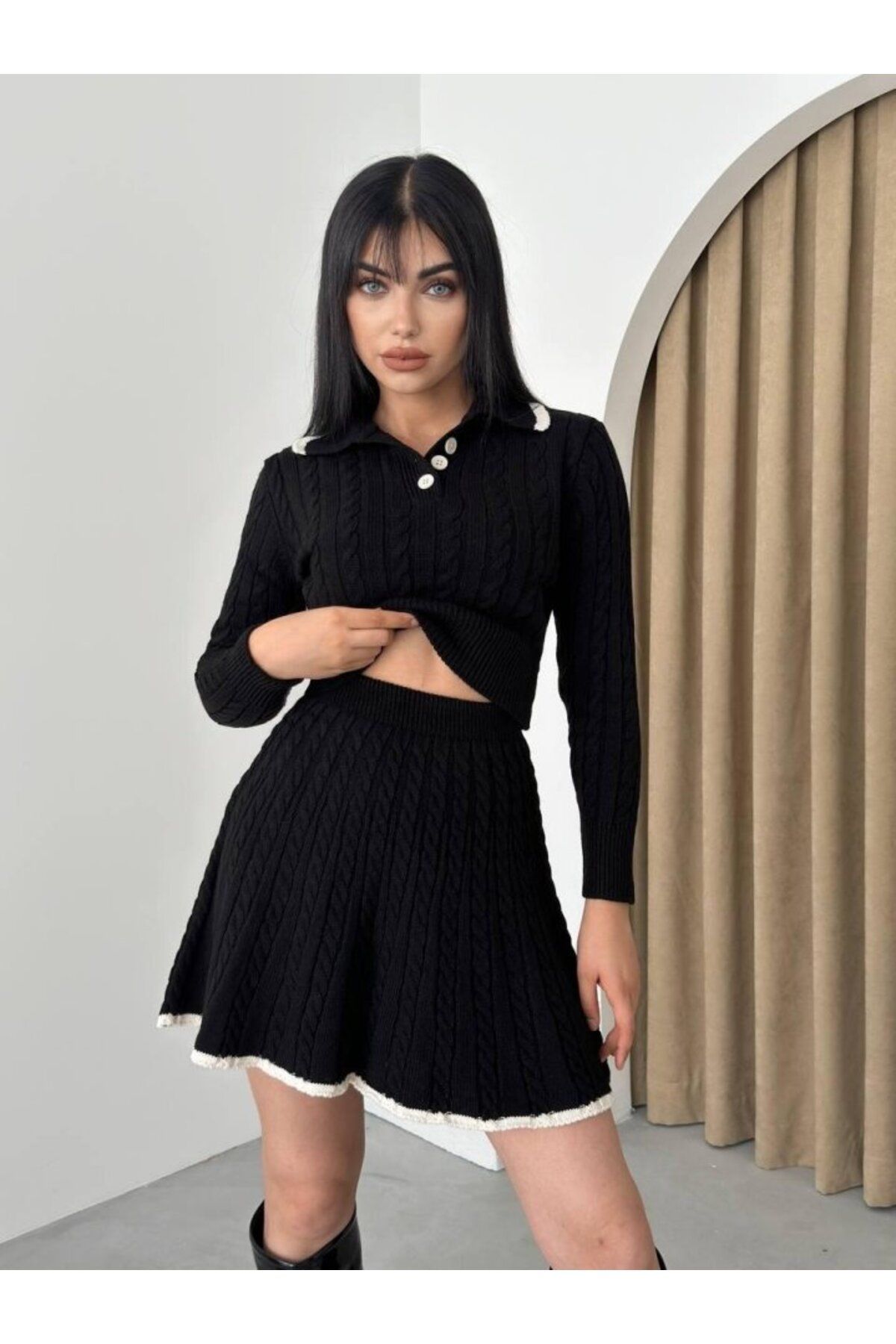 velmorafashion Nievre Etekli Triko Takım
