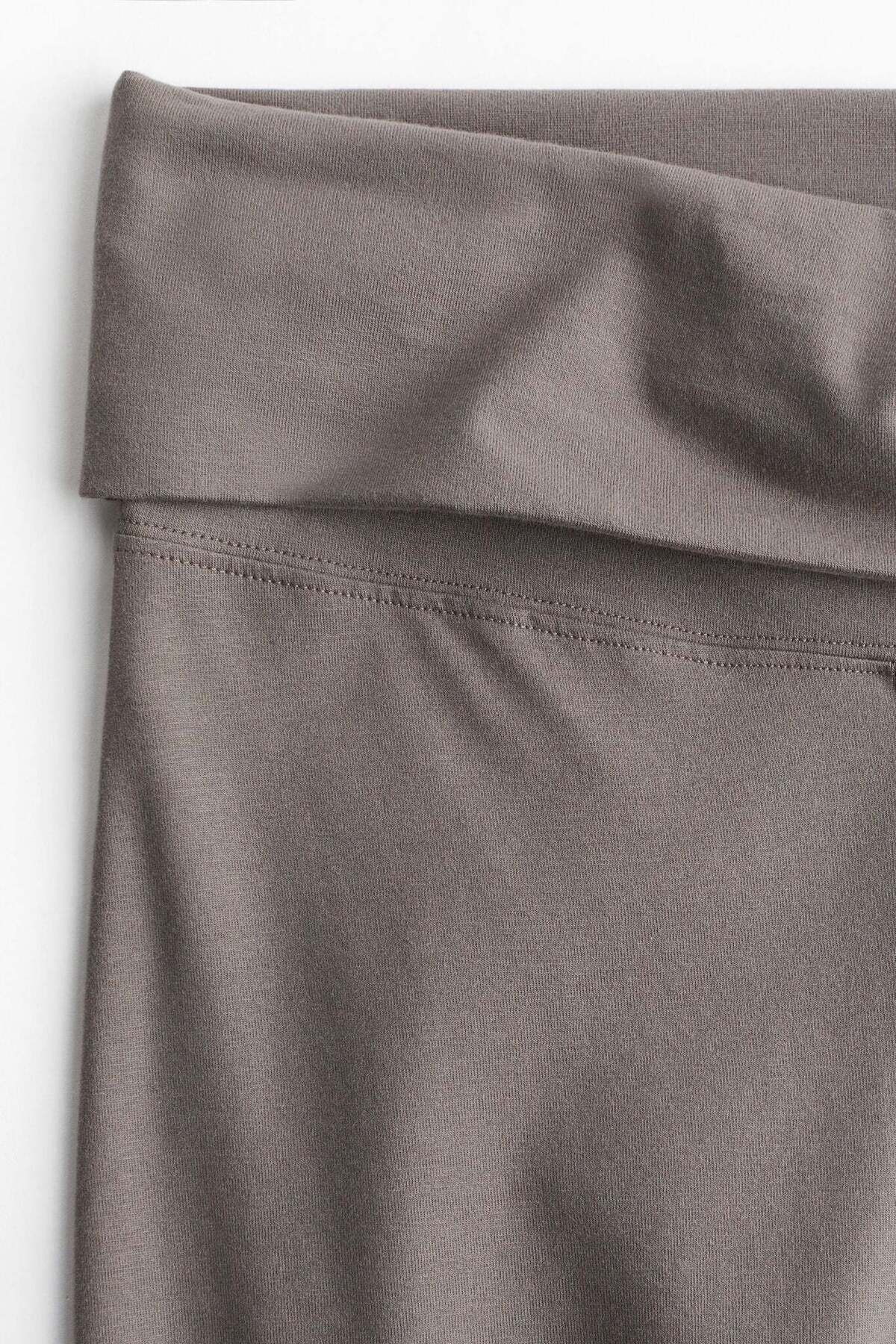 H&M-Foldover-waist Jersey Trousers 1