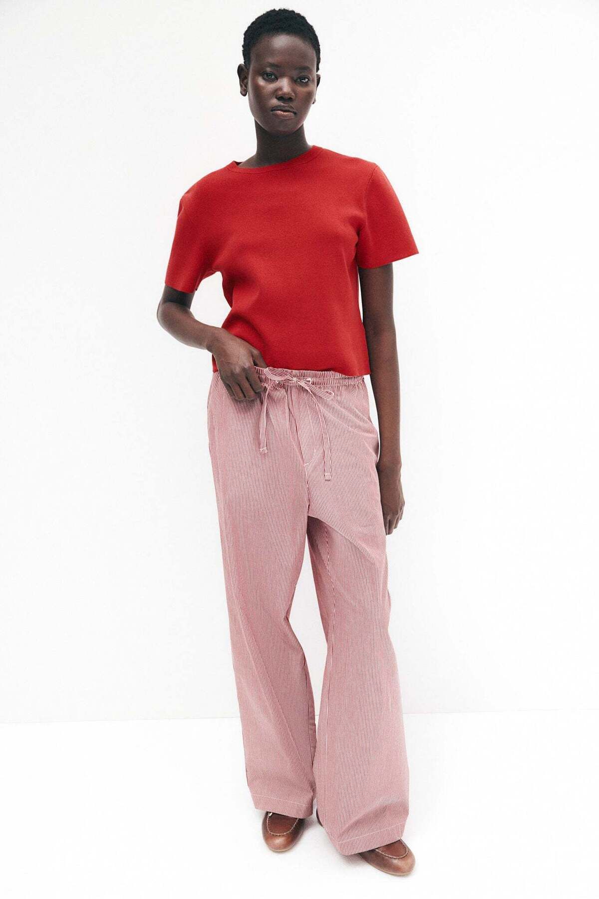 H&M-Fine-knit T-shirt 5