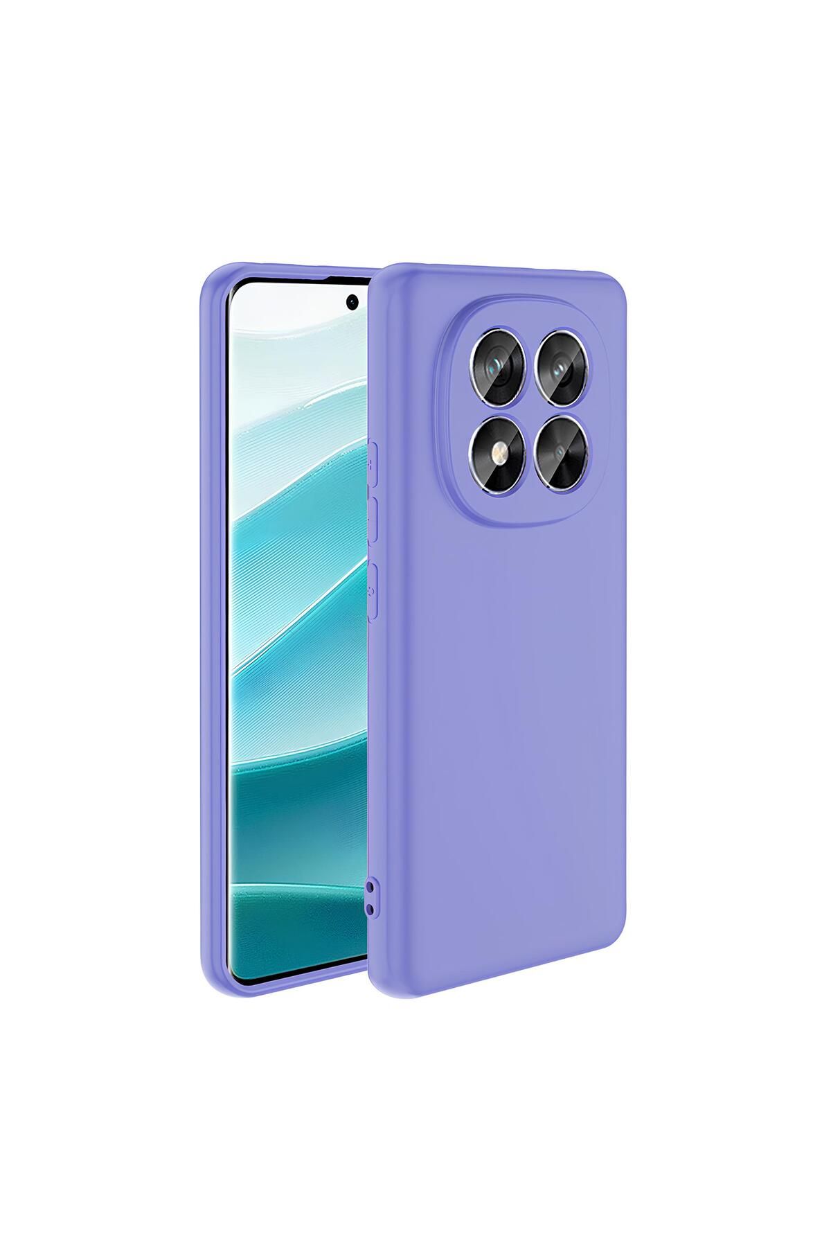 TechTrove Xiaomi Redmi Note 14 Pro 4G Kılıf İçi Kadife Süet Tasarımlı Kamera Korumalı Renkli Silikon Kapak
