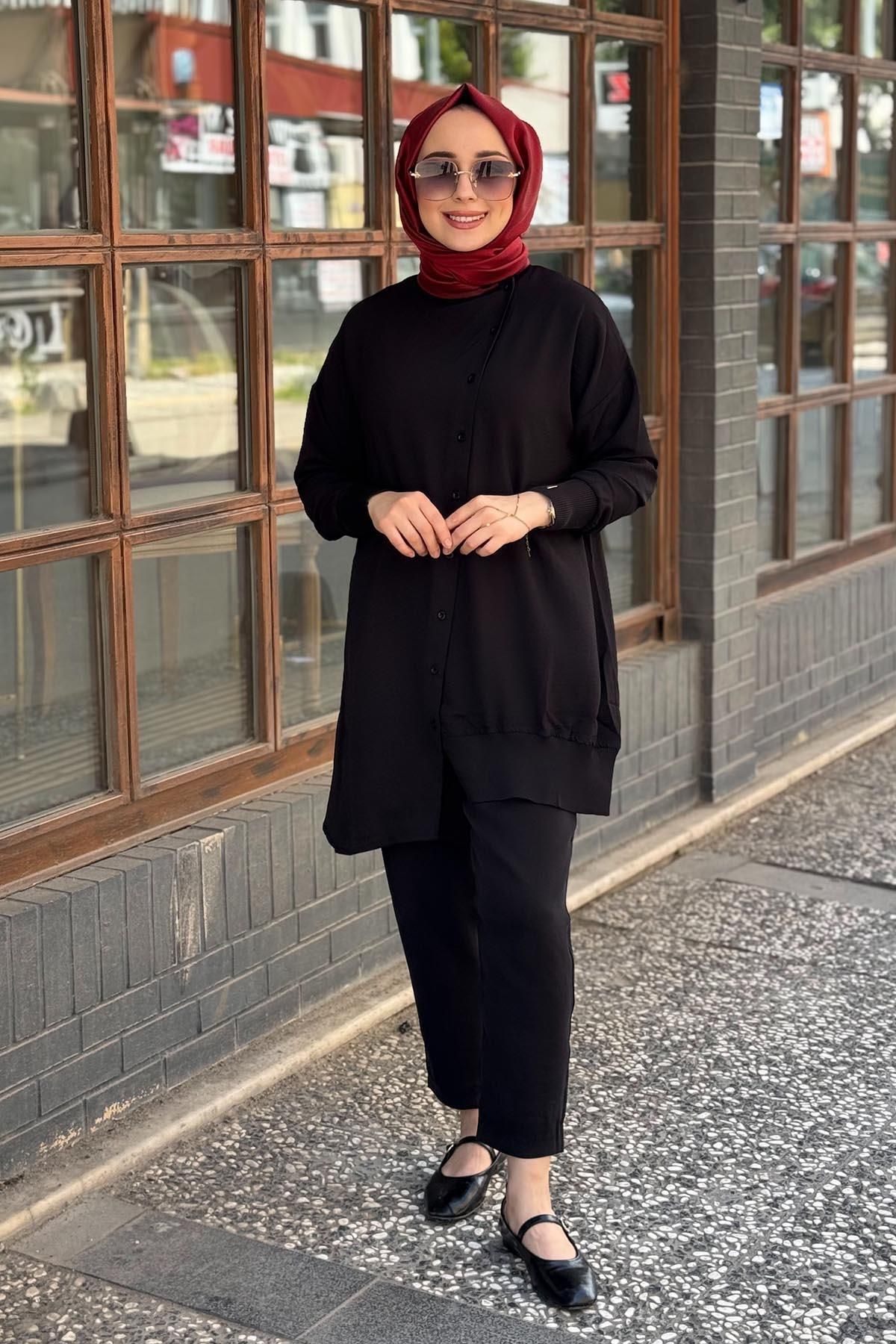 Invee İNVEE Gömlek 6122 Siyah