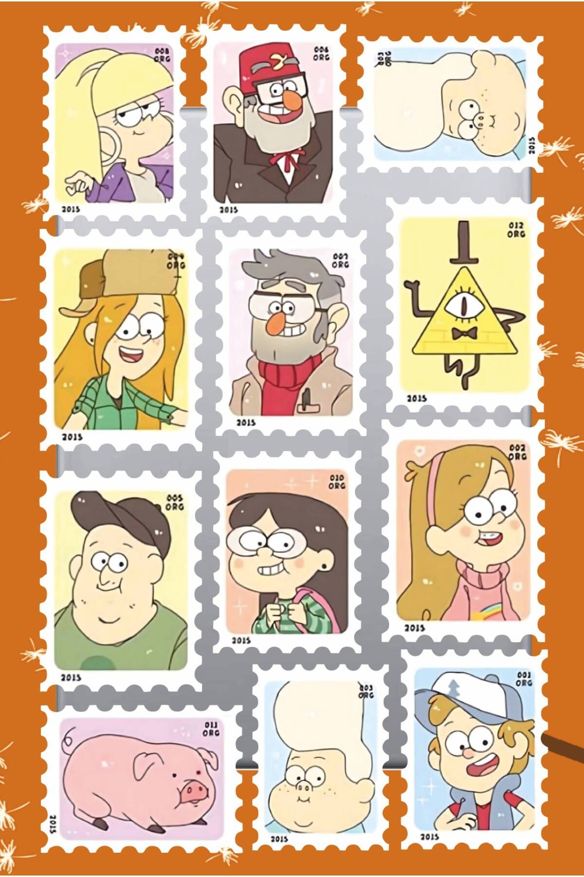hediyenebak Gravity Falls Seri 3 Sticker Seti | Laptop Ajanda PC Tablet Telefon Defter Etiket Bullet Journal