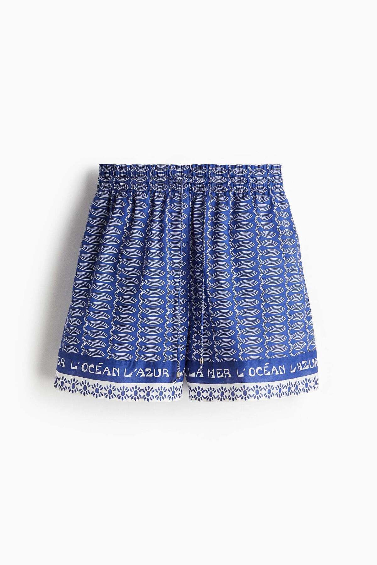 H&M-Printed drawstring shorts 4