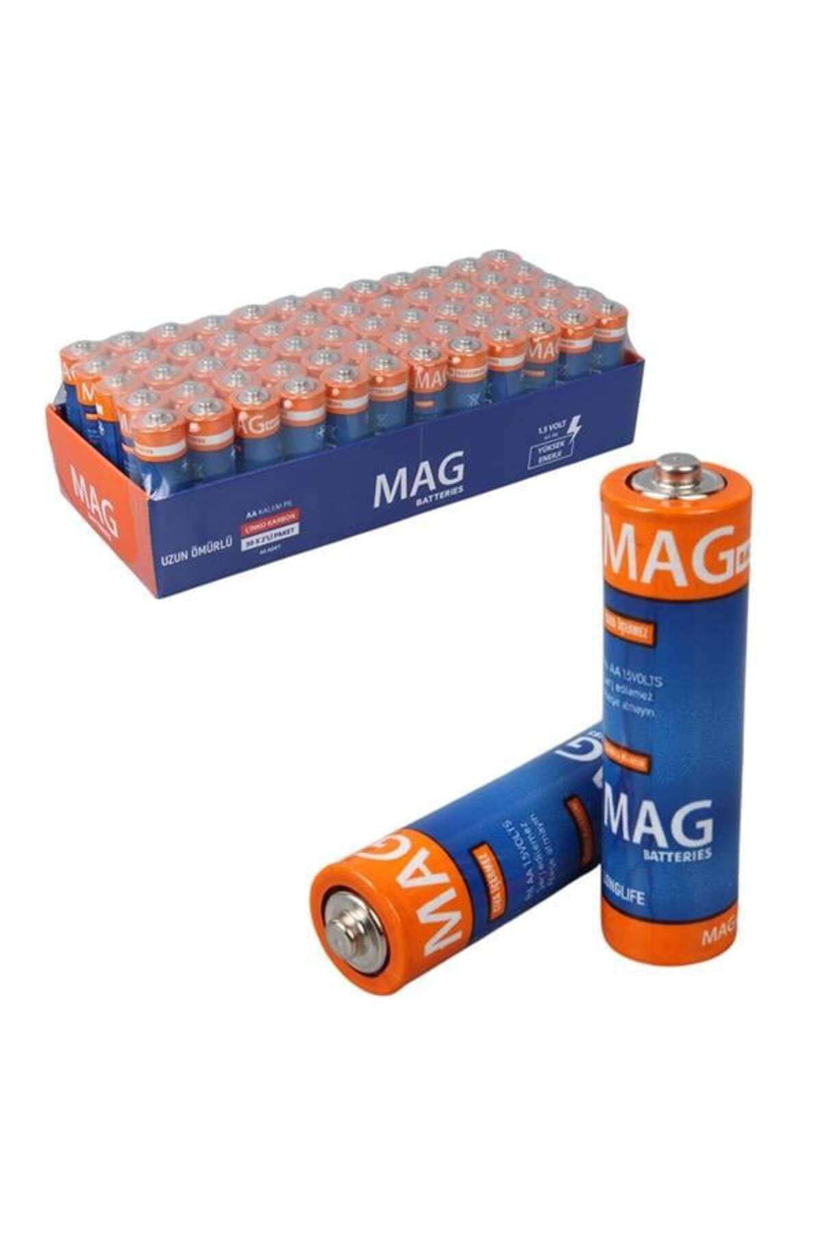 robotrend Mag Batteries Mg-26171 Karbon Çinko Aa 60'Lı Paket Kalem Pil (Aa,R6 Um-3)