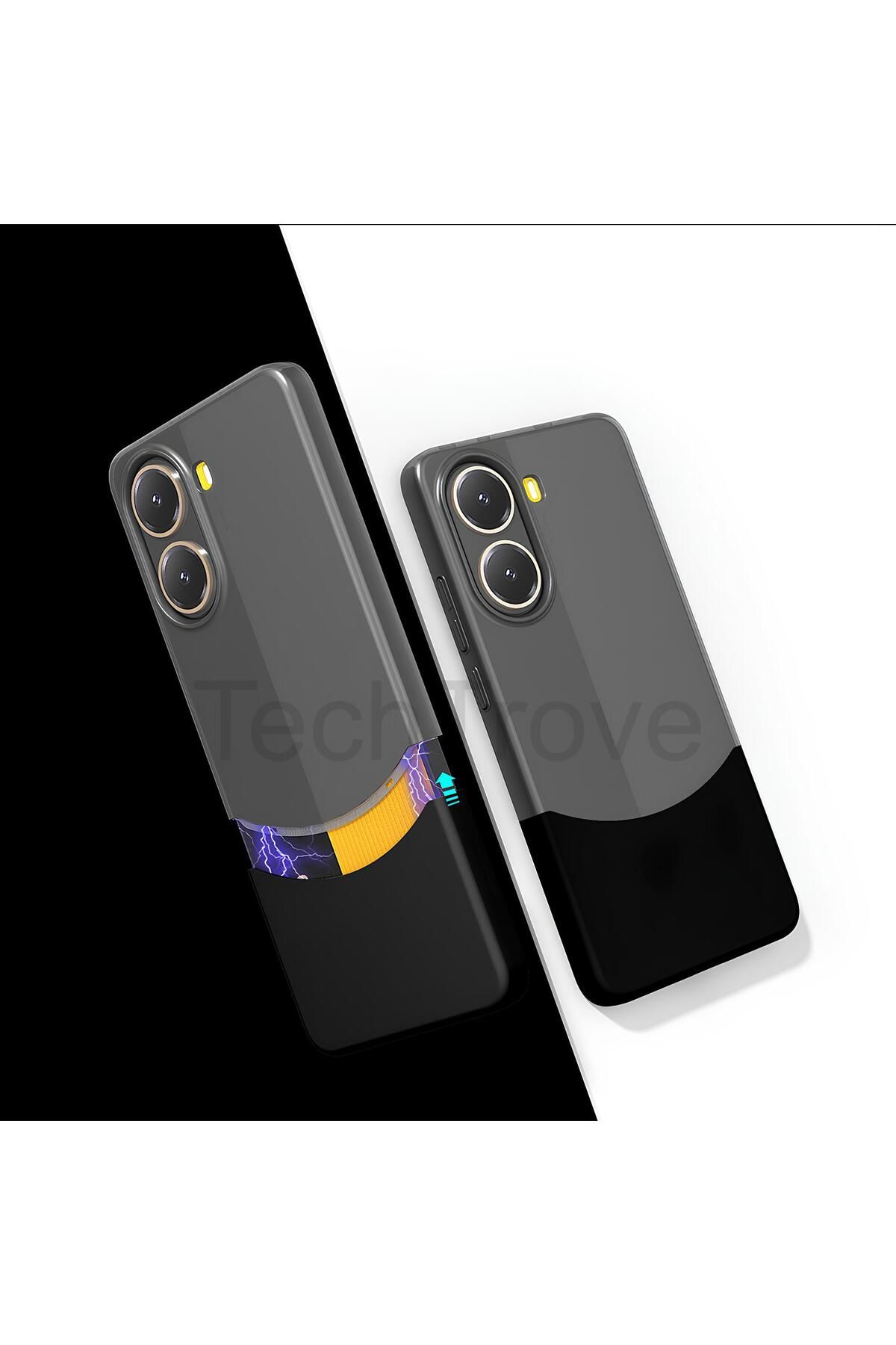 TechTrove Poco X7 Pro Kılıf Mıknatıslı Çift Bölmeli Ultra İnce Lüks Kapak