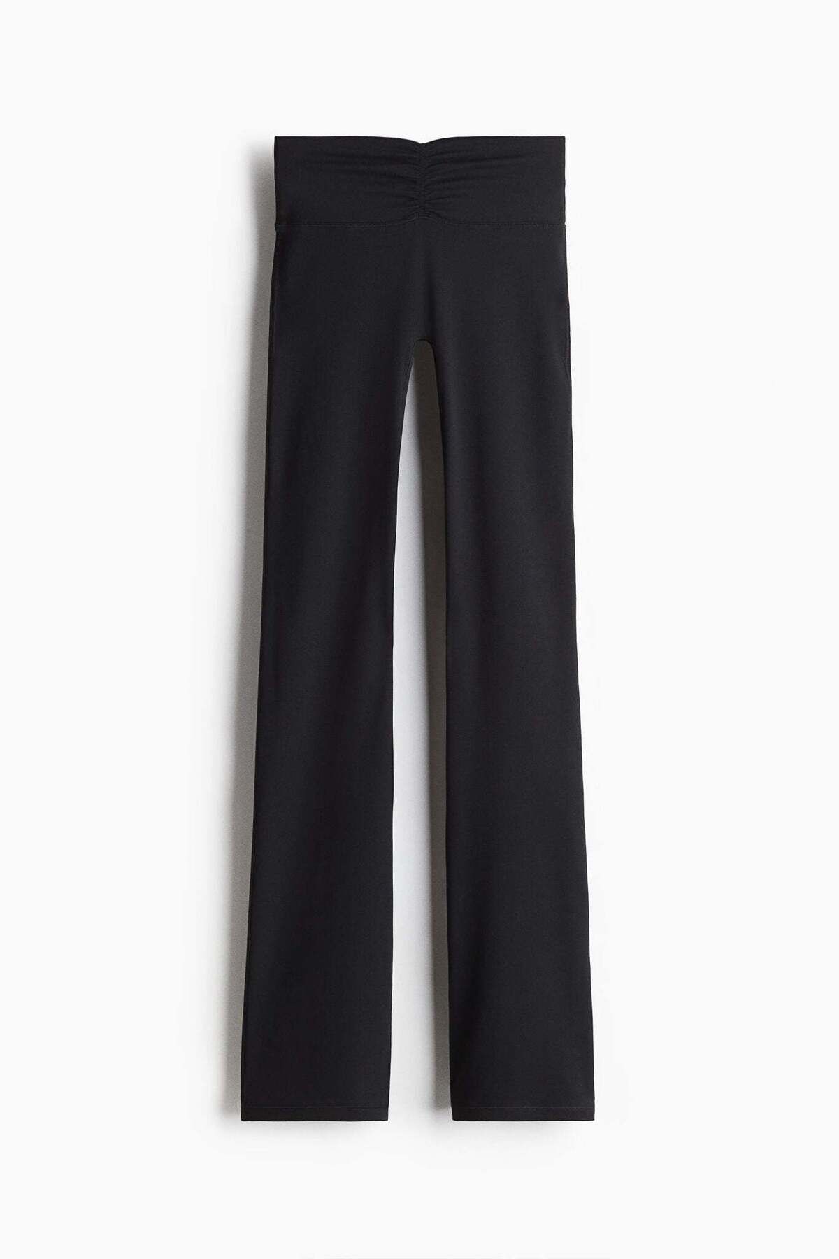 H&M-Flared yoga leggings with SoftMove™ Lycra® 4