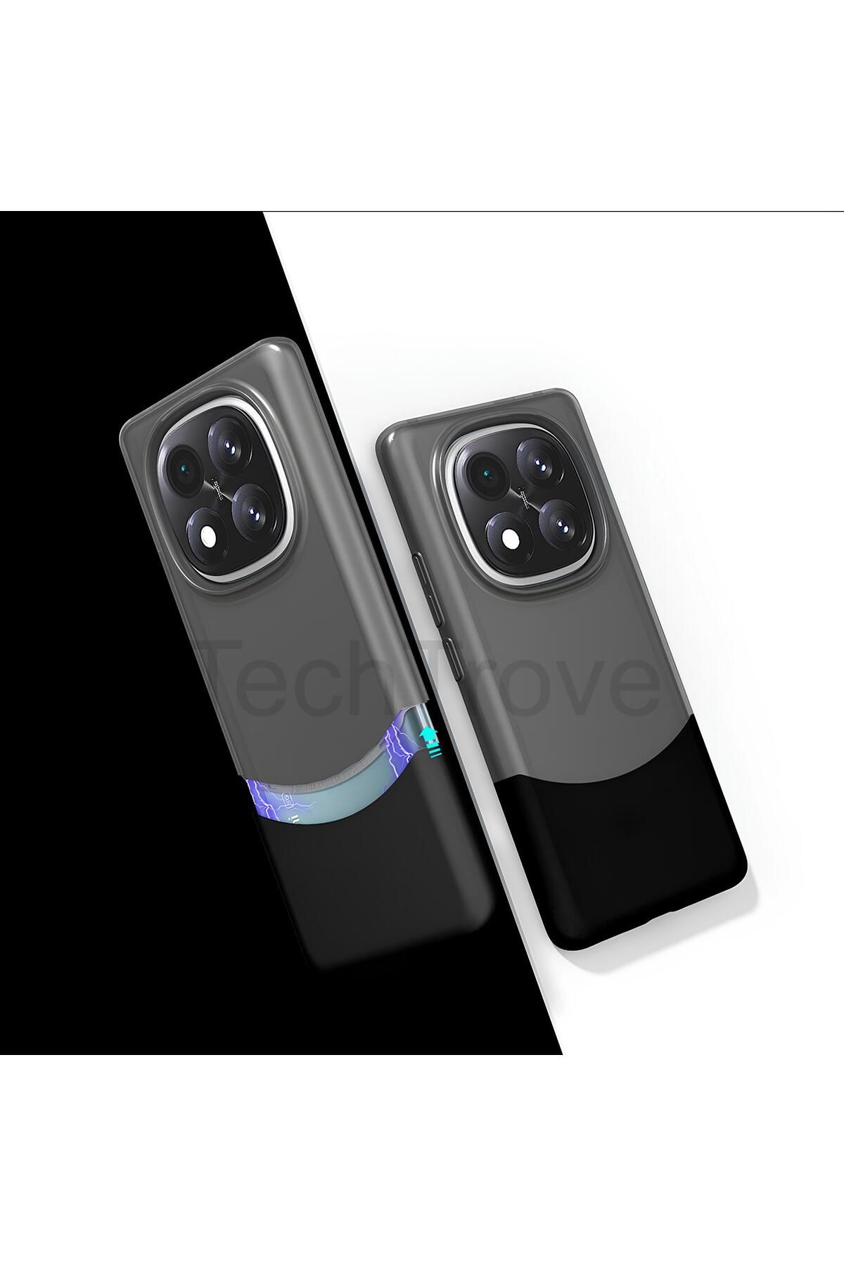 TechTrove Xiaomi Redmi Note 14 Pro Plus Kılıf Mıknatıslı Çift Bölmeli Ultra İnce Lüks Kapak