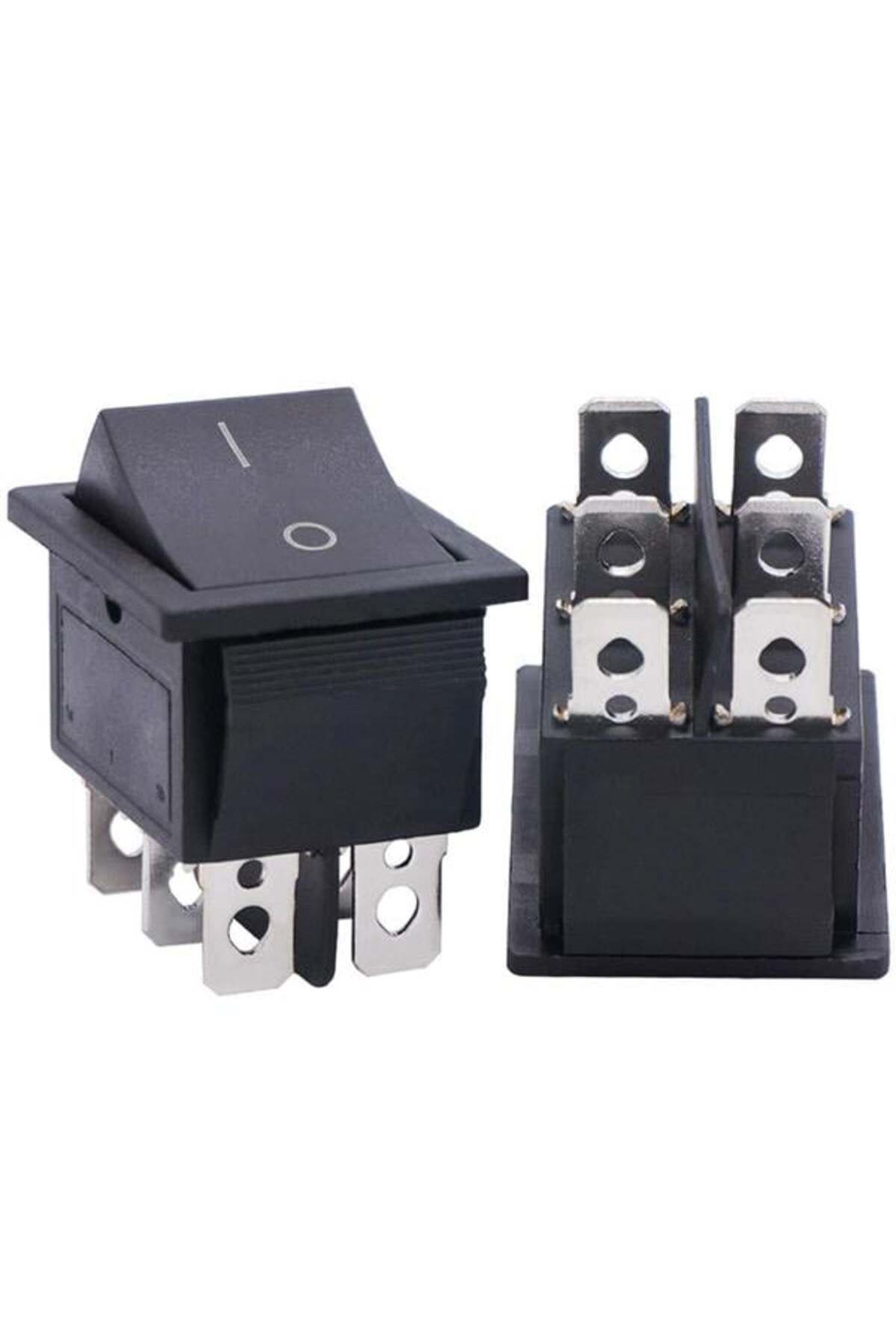 Pİ GLOBAL Geniş Işıksız 6P (On/Off) Açma Kapama Anahtarı Ic-109A