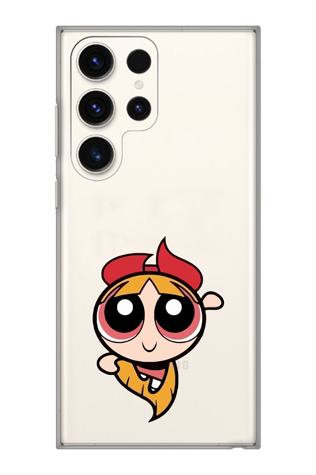 moonset Samsung Galaxy S24 Ultra Uyumlu Blossom Tasarımlı Baskılı Şeffaf Telefon Kılıfı