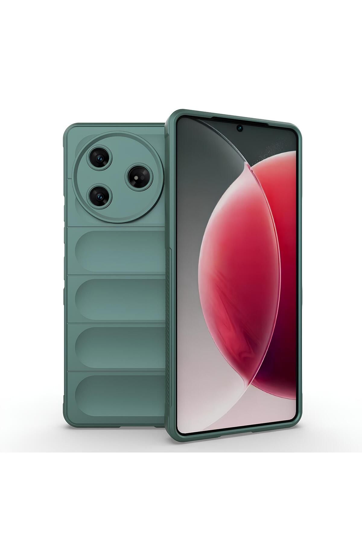 TechTrove Tecno Spark 30 Pro Kılıf Esnek TPU Oyuklu Arka Yüzey Tasarımlı Silikon Kapak