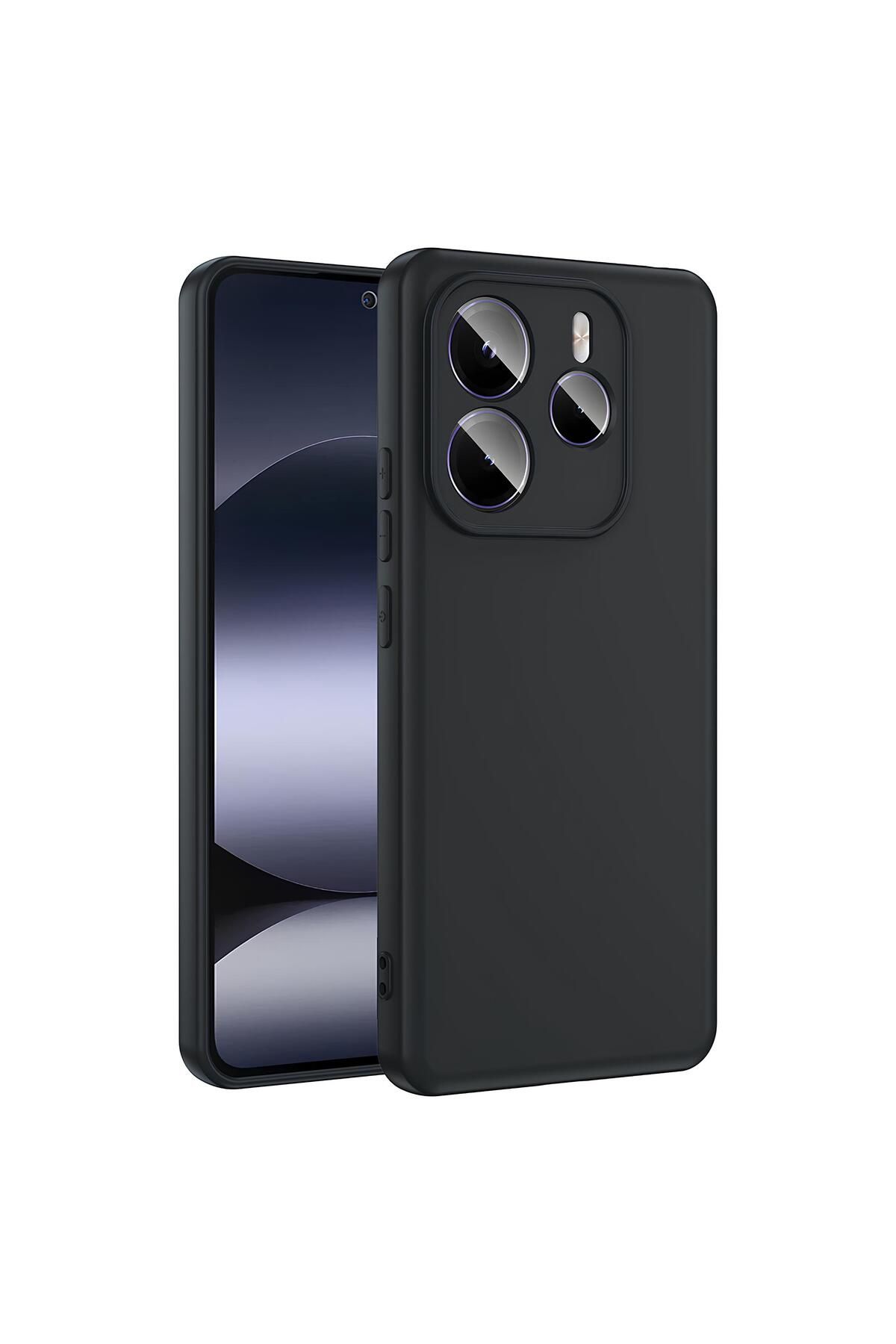 TechTrove Xiaomi Redmi Note 14 5G Kılıf İçi Kadife Süet Tasarımlı Kamera Korumalı Renkli Silikon Kapak