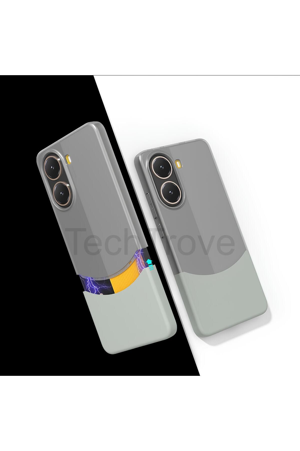 TechTrove Poco X7 Pro Kılıf Mıknatıslı Çift Bölmeli Ultra İnce Lüks Kapak
