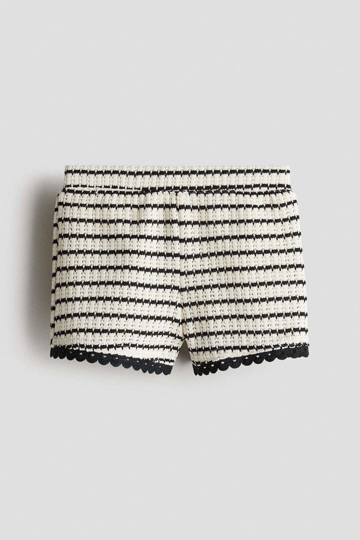 H&M-Textured-knit Shorts 3
