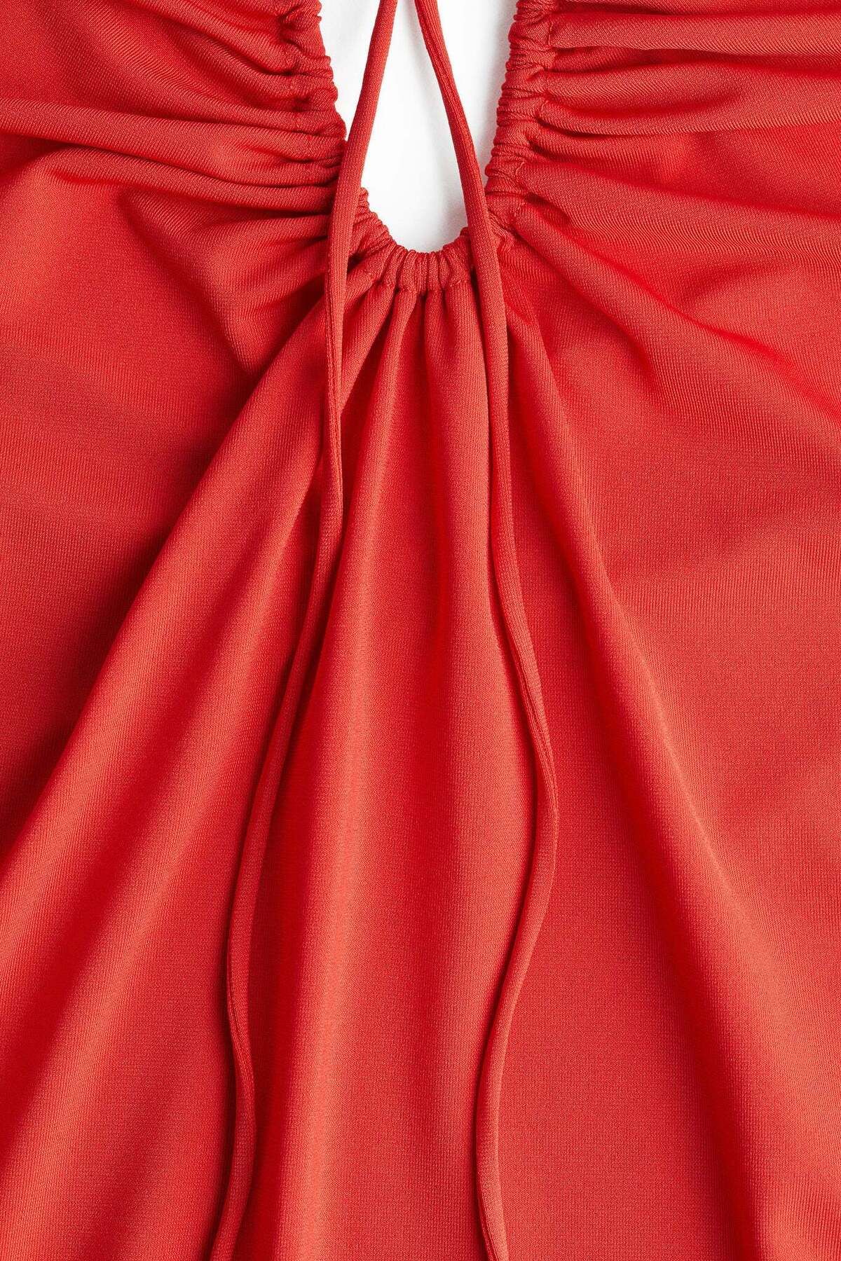H&M-Draped halterneck dress 4